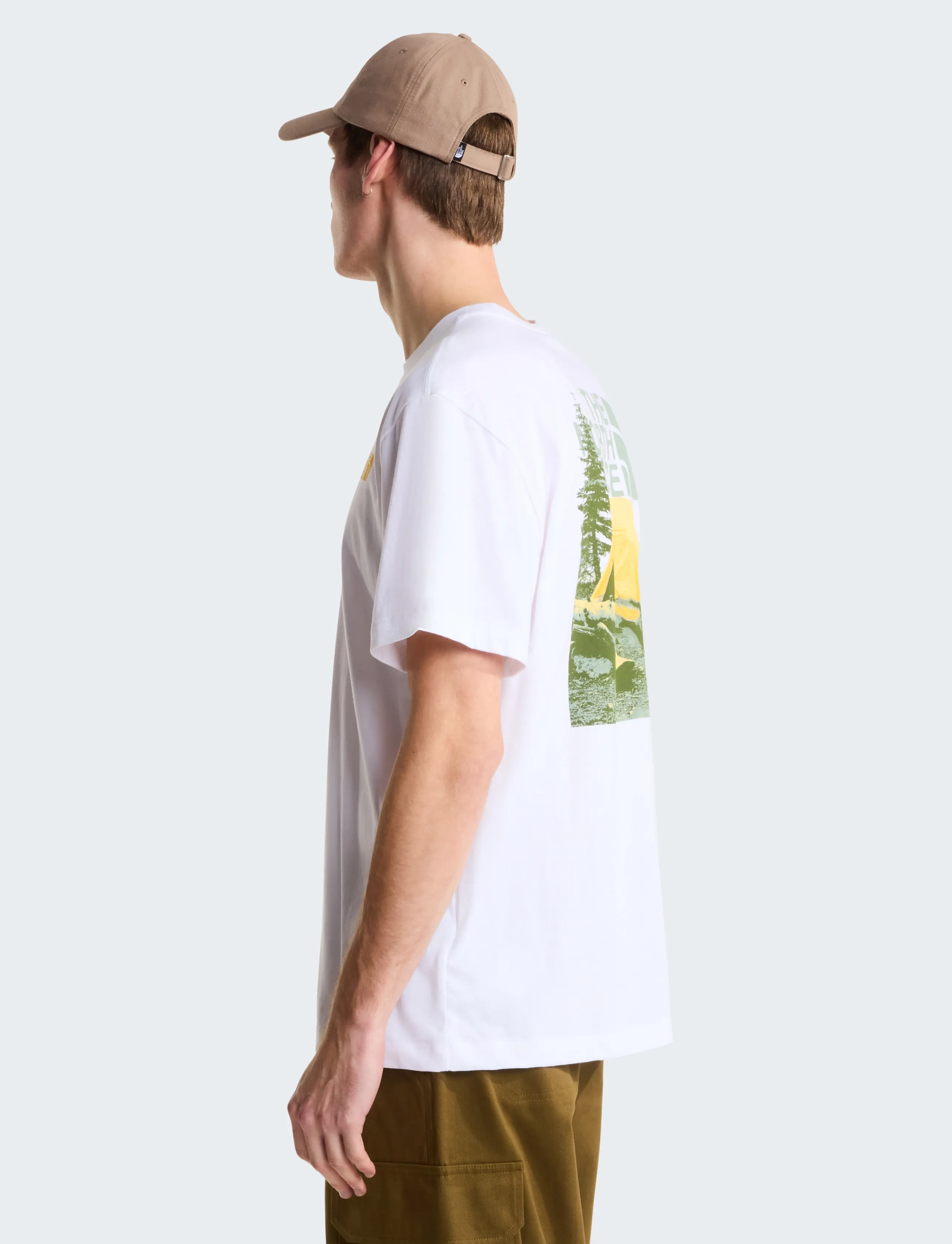 The North Face - M PITCH A TENT RELAXED SS TEE - tops & t-shirts - tnf white - 5