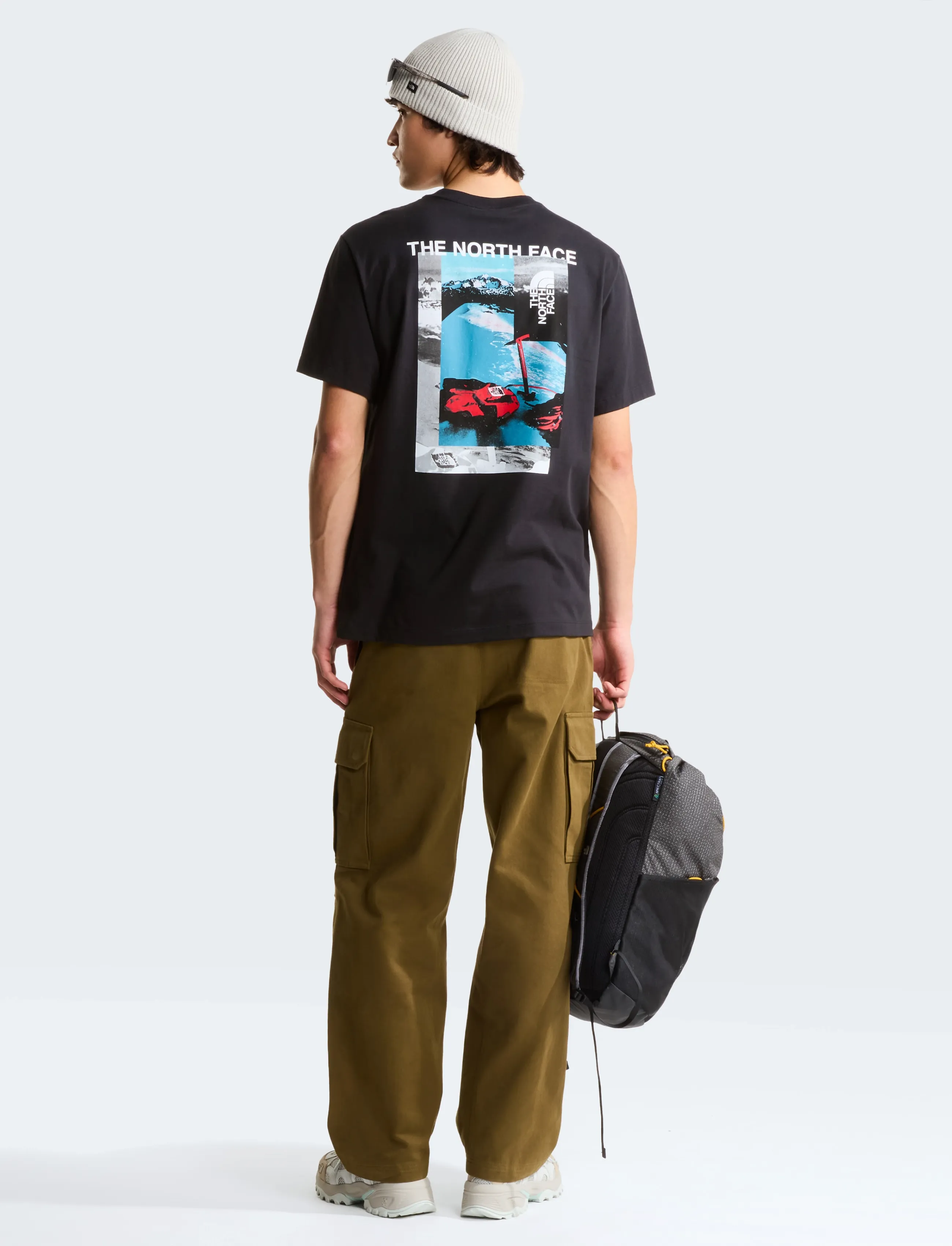 The North Face - M APEX '75 COLLAGE RELAXED SS TEE - t-shirts - tnf black - 4
