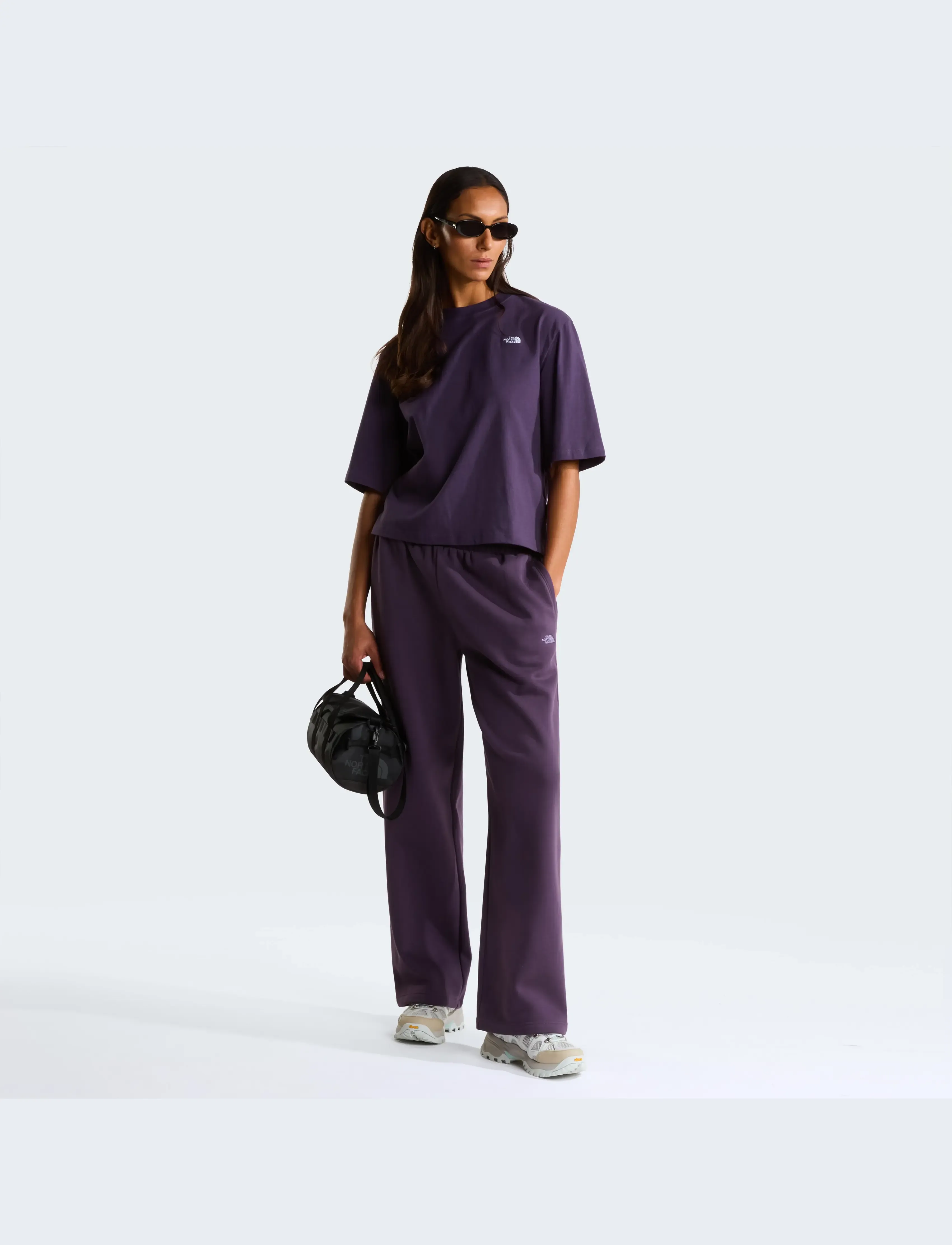 The North Face - W TNF ESSENTIAL SIMPLE DOME BOXY RLX SS - alussärgid ja t-särgid - endless dusk - 3