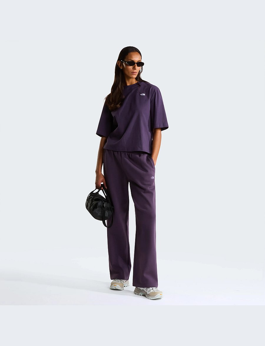 The North Face - W TNF ESSENTIAL SIMPLE DOME BOXY RLX SS - alussärgid ja t-särgid - endless dusk - 3