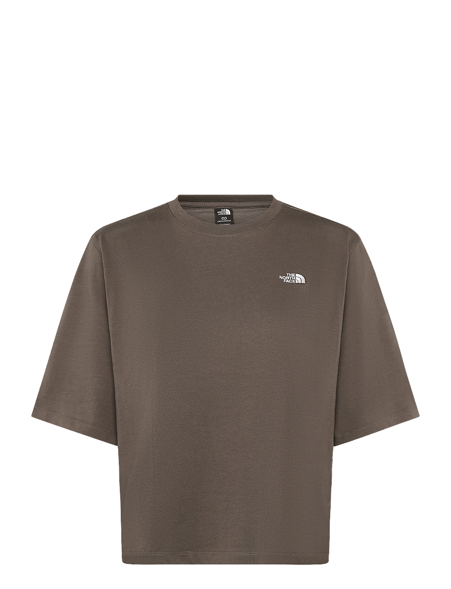 The North Face - W TNF ESSENTIAL SIMPLE DOME BOXY RLX SS - oberteile & t-shirts - smokey brown - 1