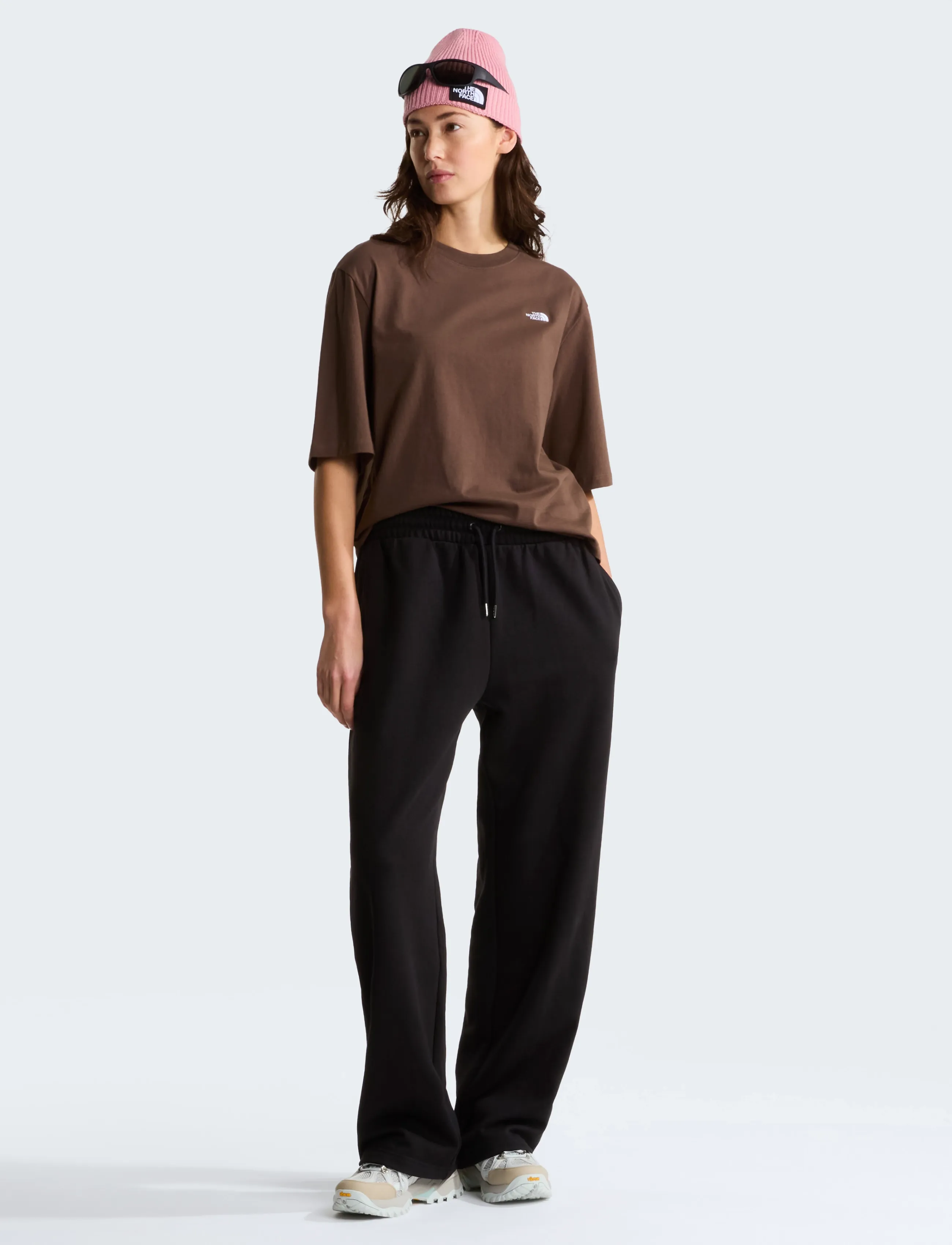 The North Face - W TNF ESSENTIAL SIMPLE DOME BOXY RLX SS - oberteile & t-shirts - smokey brown - 3