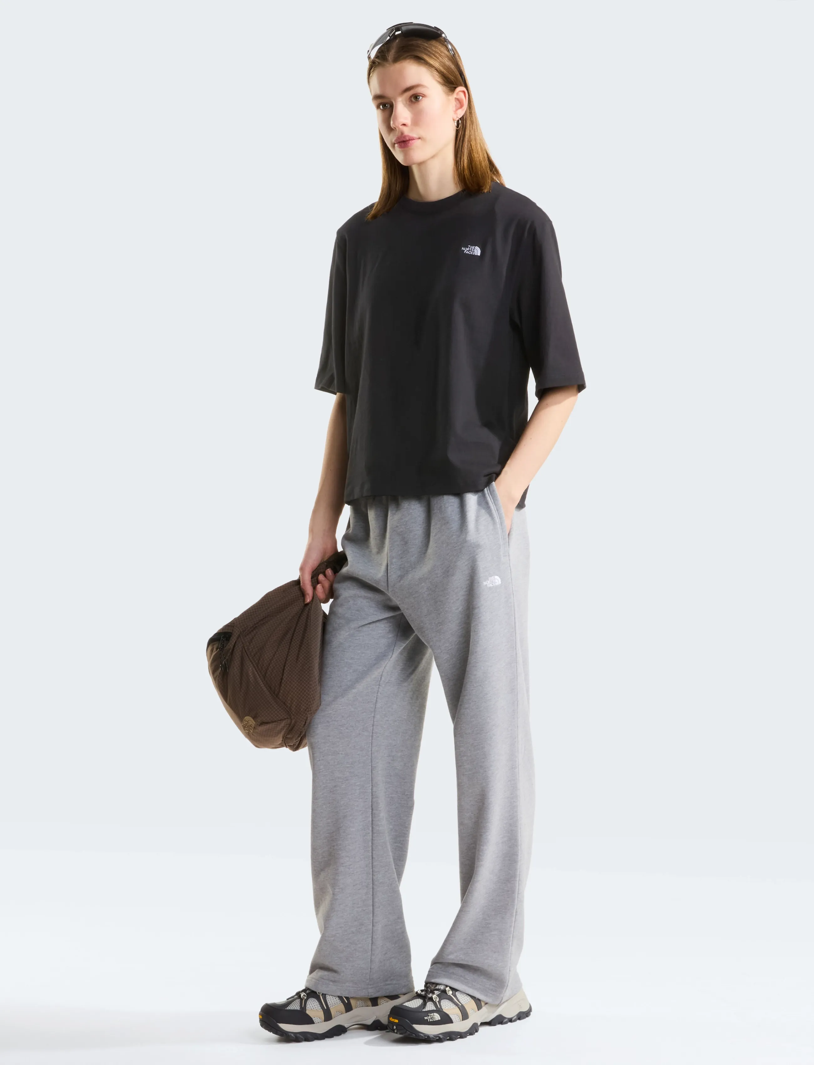 The North Face - W TNF ESSENTIAL SIMPLE DOME BOXY RLX SS - t-shirts - tnf black - 3