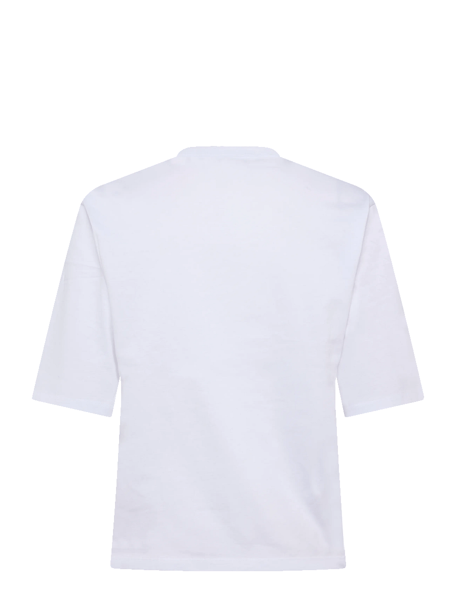 The North Face - W TNF ESSENTIAL SIMPLE DOME BOXY RLX SS - alussärgid ja t-särgid - tnf white - 2