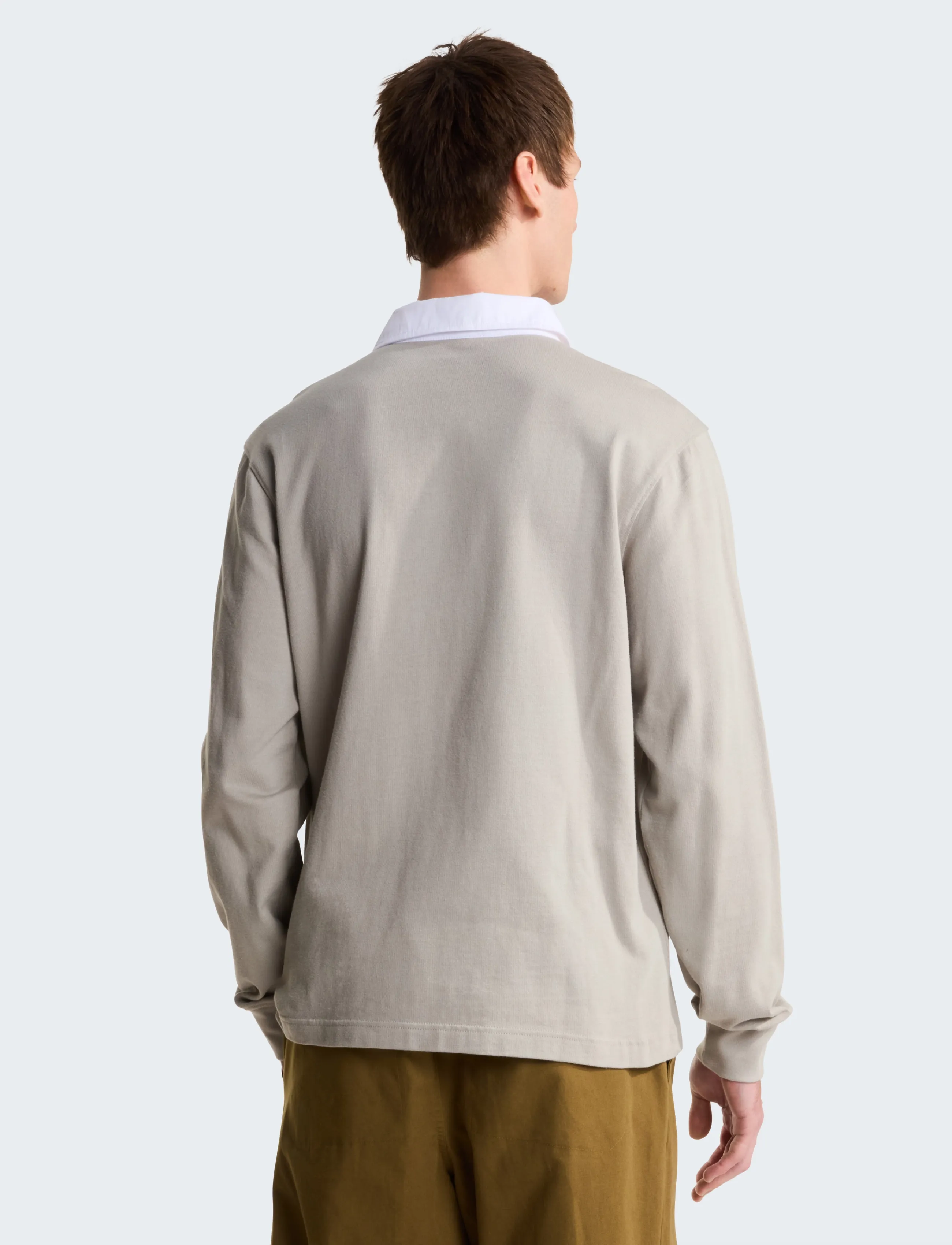 The North Face - M VISTA RUGBY LONG SLEEVE SHIRT - stone slab - 5
