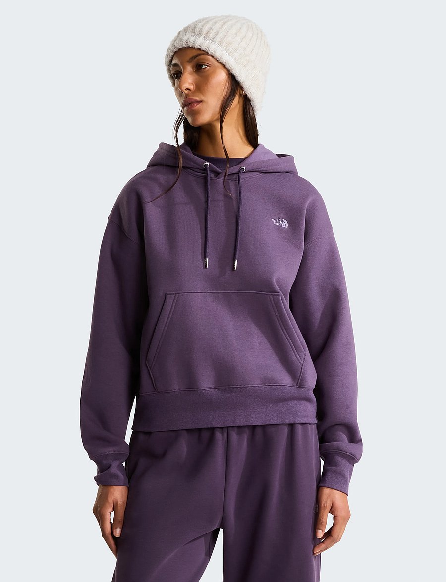 The North Face - W TNF ESSENTIAL SIMPLE DOME BOXY OS HOOD - sweatshirts - endless dusk - 0