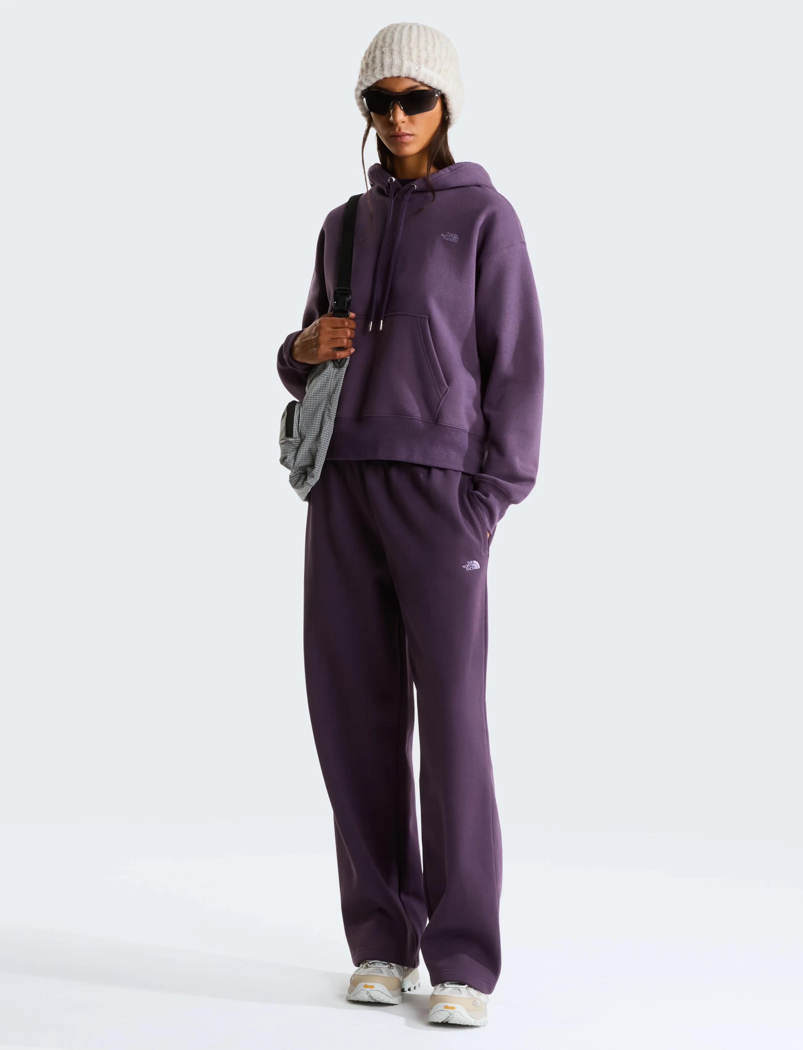 The North Face - W TNF ESSENTIAL SIMPLE DOME BOXY OS HOOD - kapuutsiga dressipluusid - endless dusk - 3