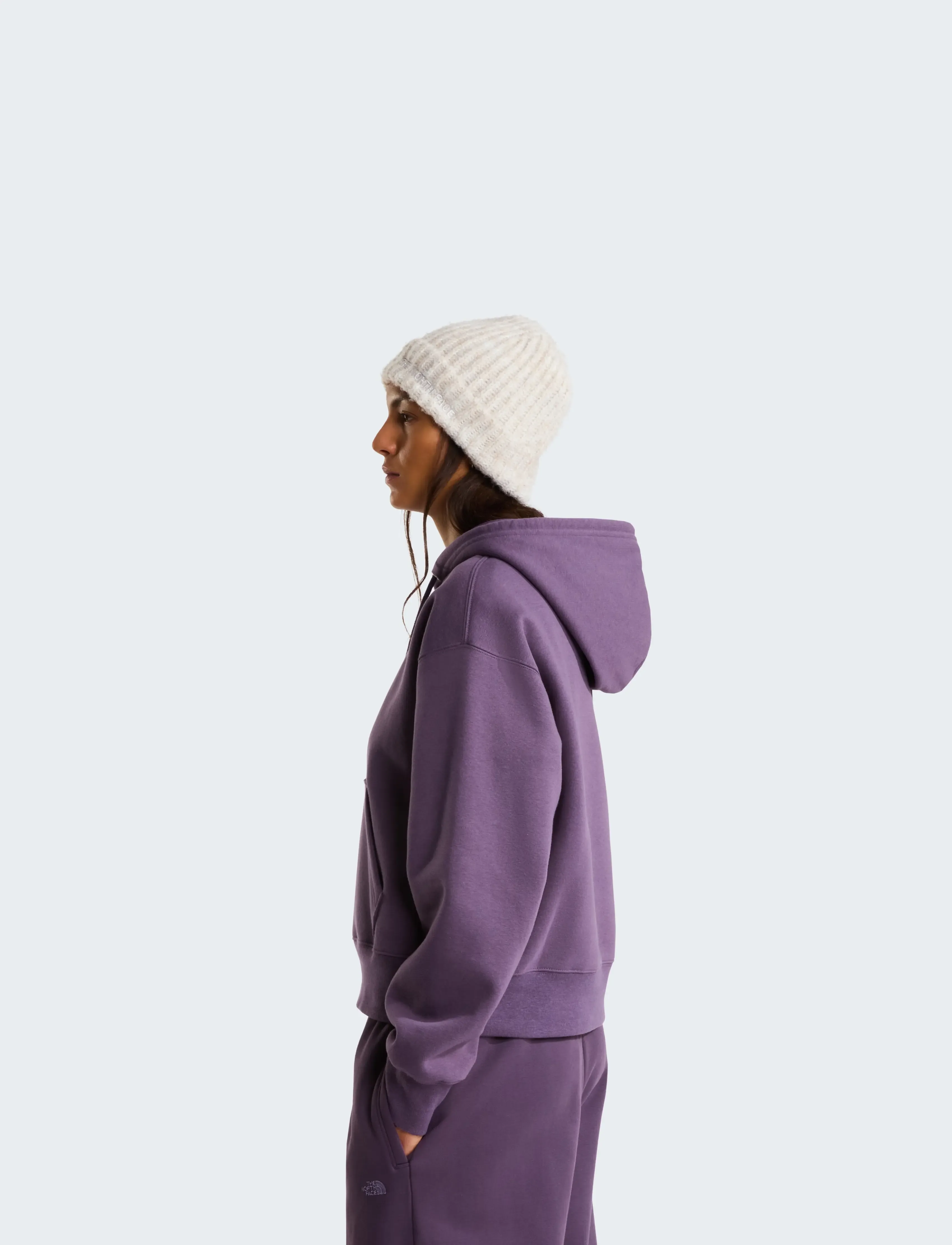 The North Face - W TNF ESSENTIAL SIMPLE DOME BOXY OS HOOD - kapuutsiga dressipluusid - endless dusk - 4
