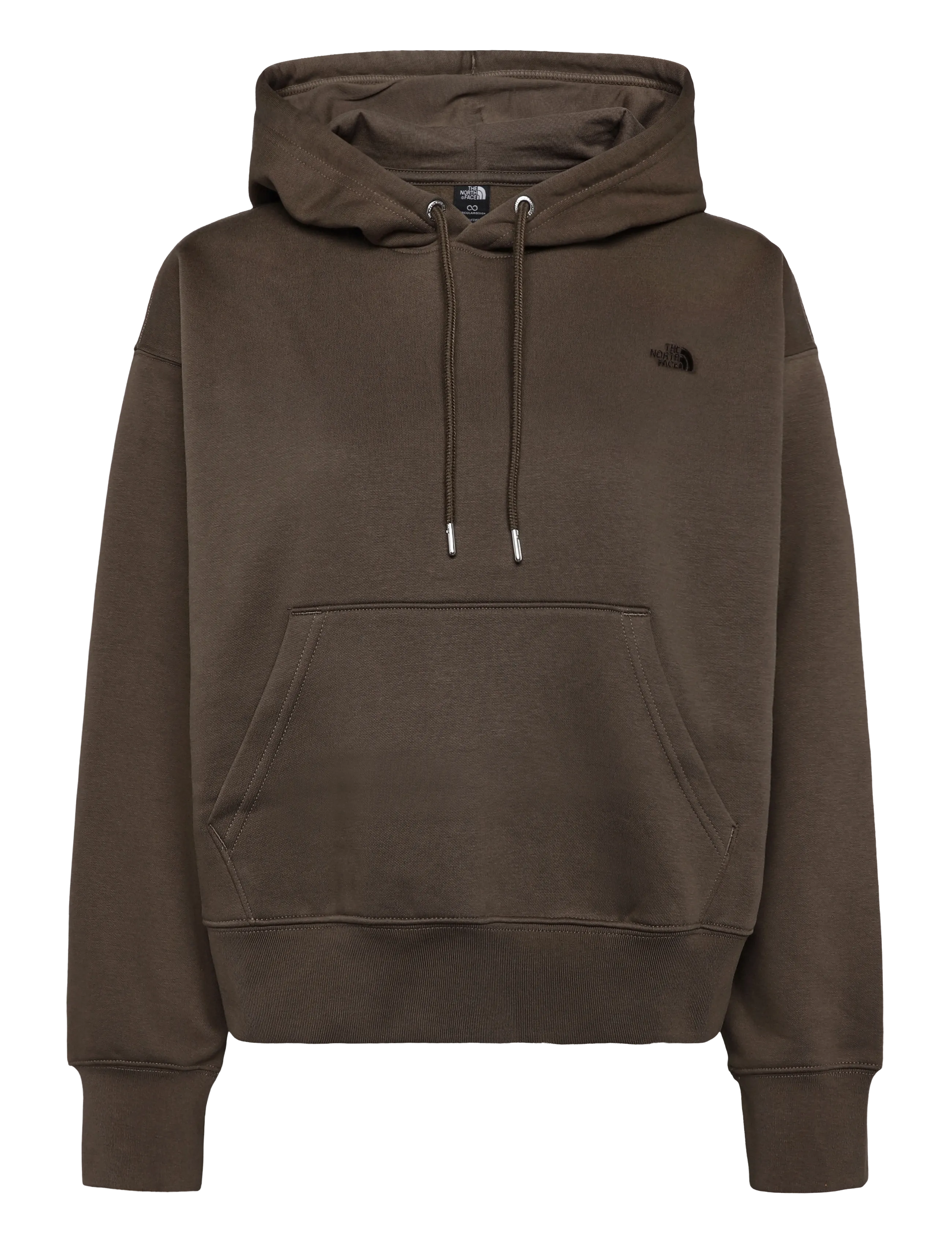 The North Face W TNF ESSENTIAL SIMPLE DOME BOXY OS HOOD - Dressipluusid ja pusad - SMOKEY BROWN / brown
