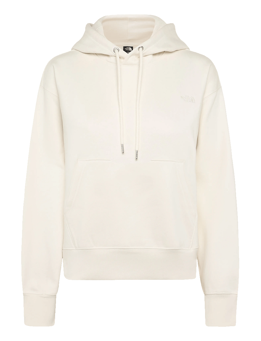 The North Face - W TNF ESSENTIAL SIMPLE DOME BOXY OS HOOD - sweatshirts - white dune/white dune - 1