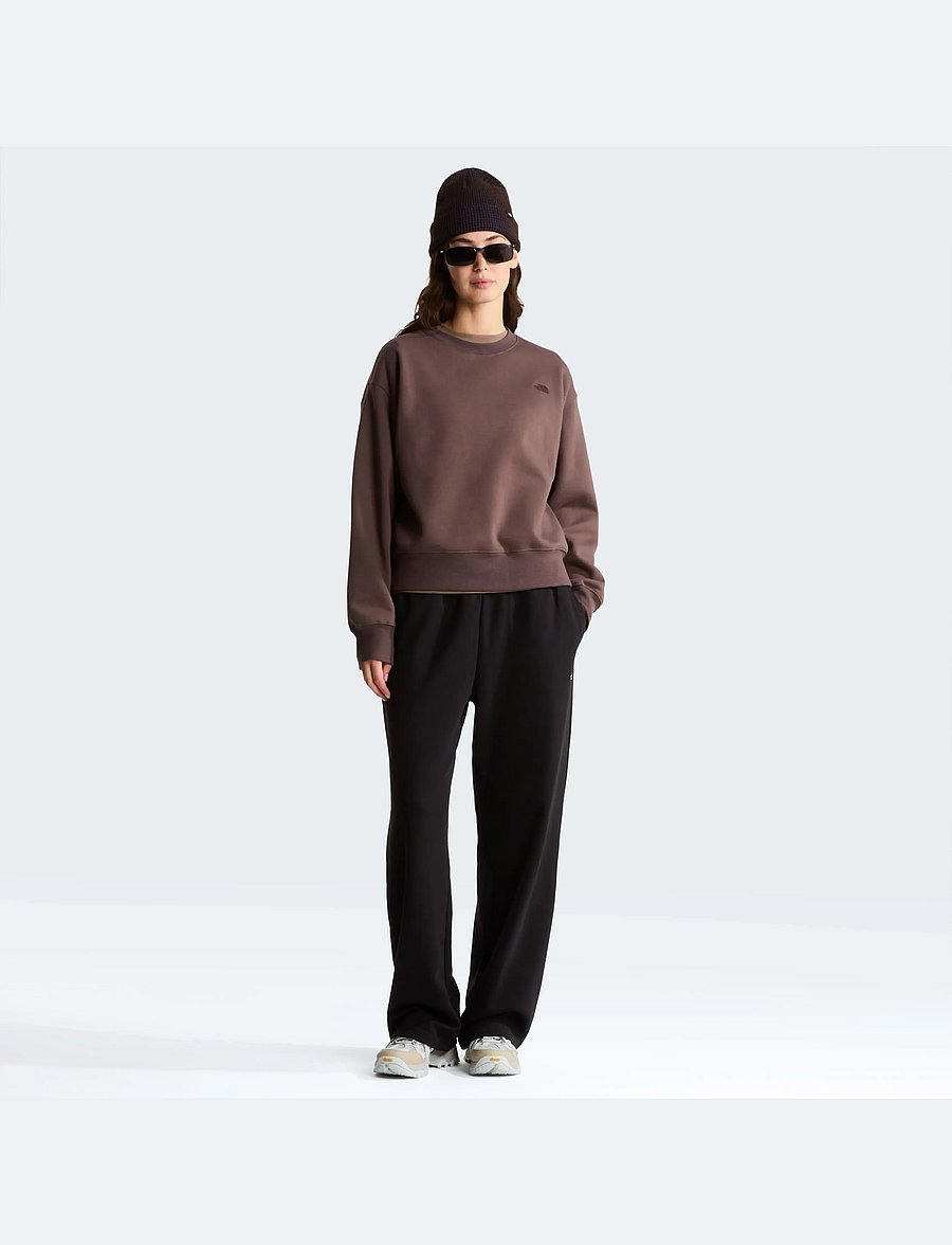 The North Face - W TNF ESSENTIAL SIMPLE DOME BOXY OS CREW - sweatshirts - smokey brown - 3