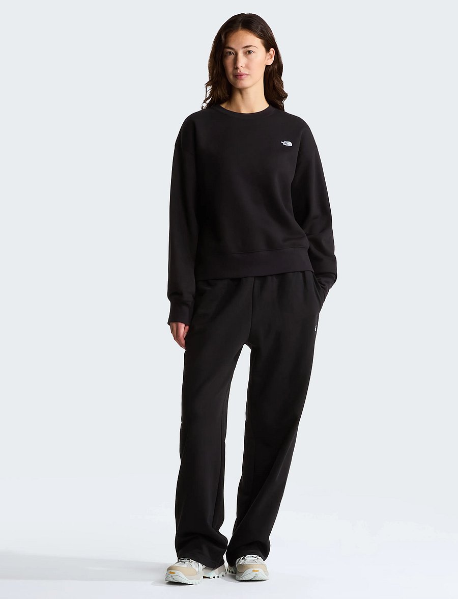 The North Face - W TNF ESSENTIAL SIMPLE DOME BOXY OS CREW - sweatshirts - tnf black - 3
