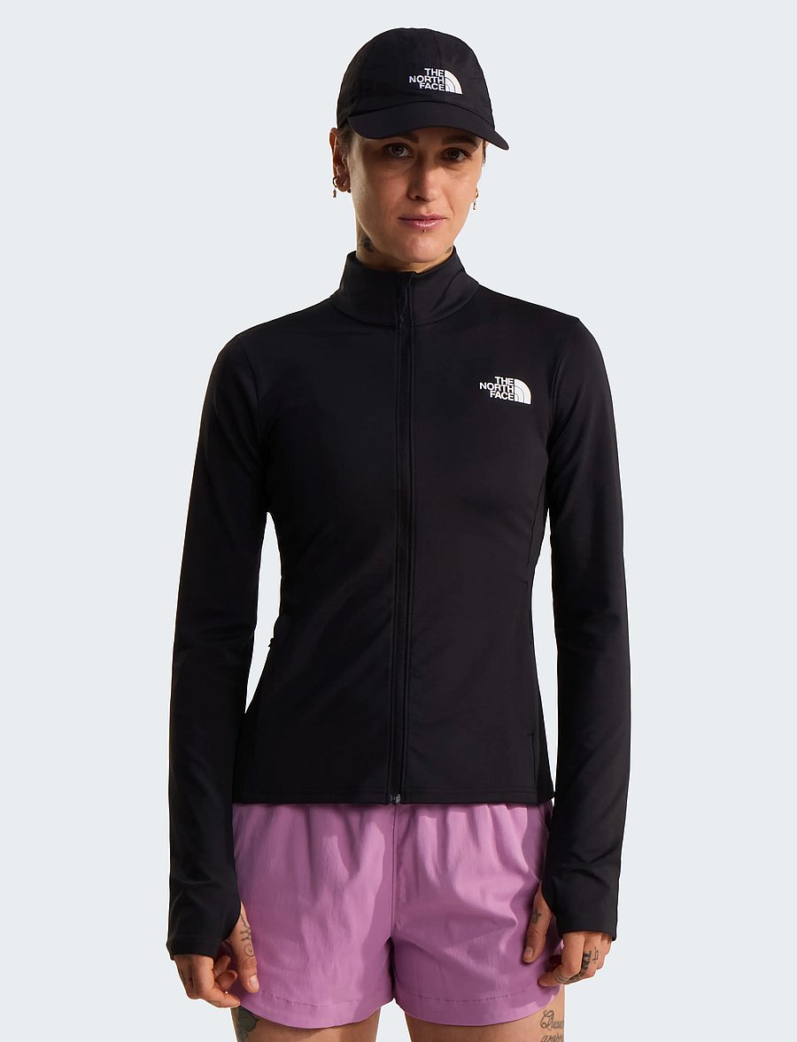 The North Face - W FLEX FULL ZIP JACKET - outdoor - tnf black - 0