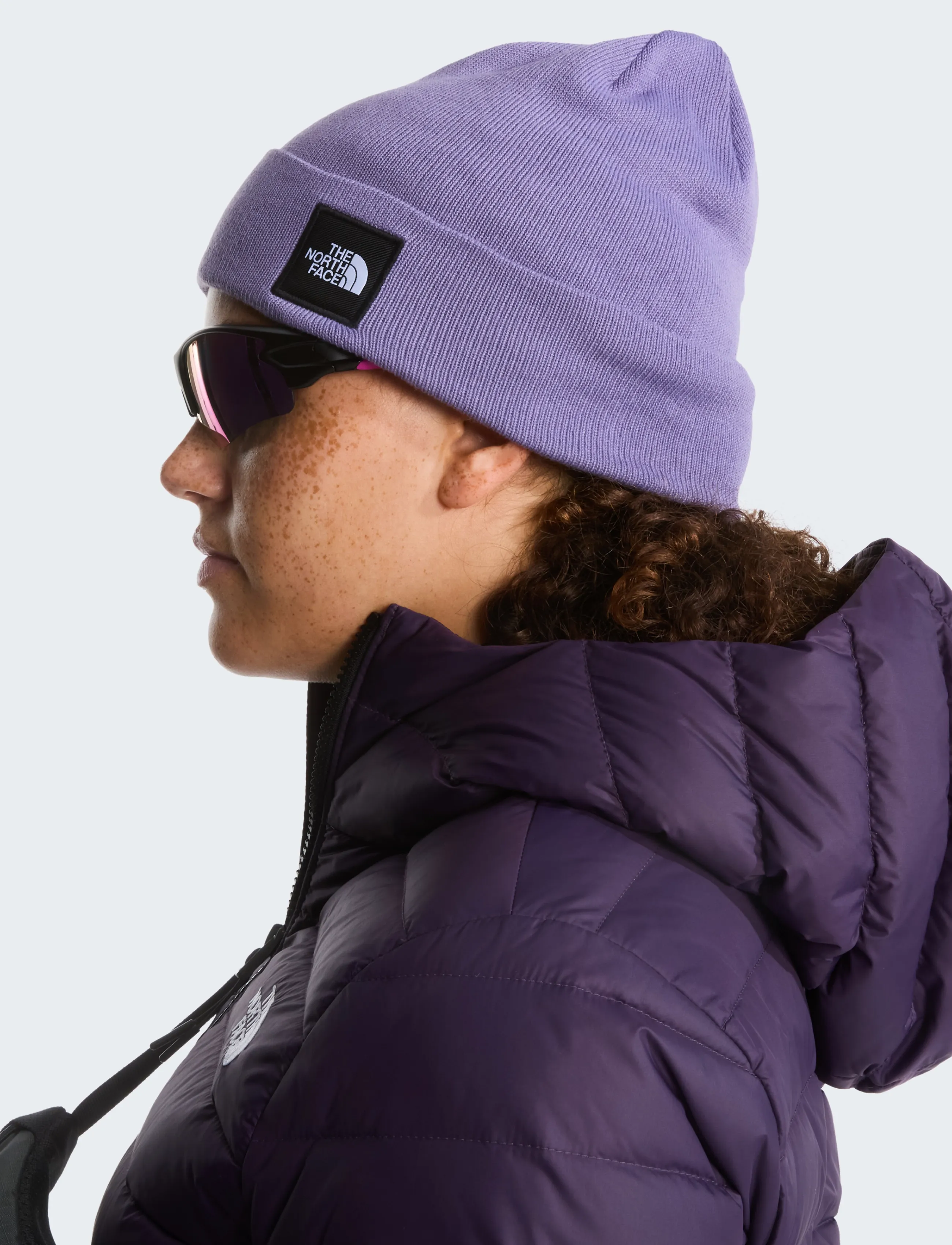 The North Face - DOCK WORKER RECYCLED BEANIE - nach stil kaufen - grounded plum - 3