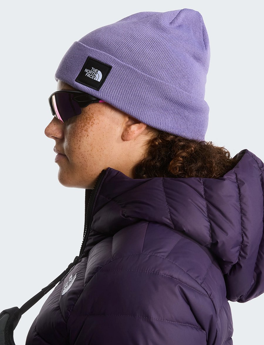 The North Face - DOCK WORKER RECYCLED BEANIE - nach stil kaufen - grounded plum - 3