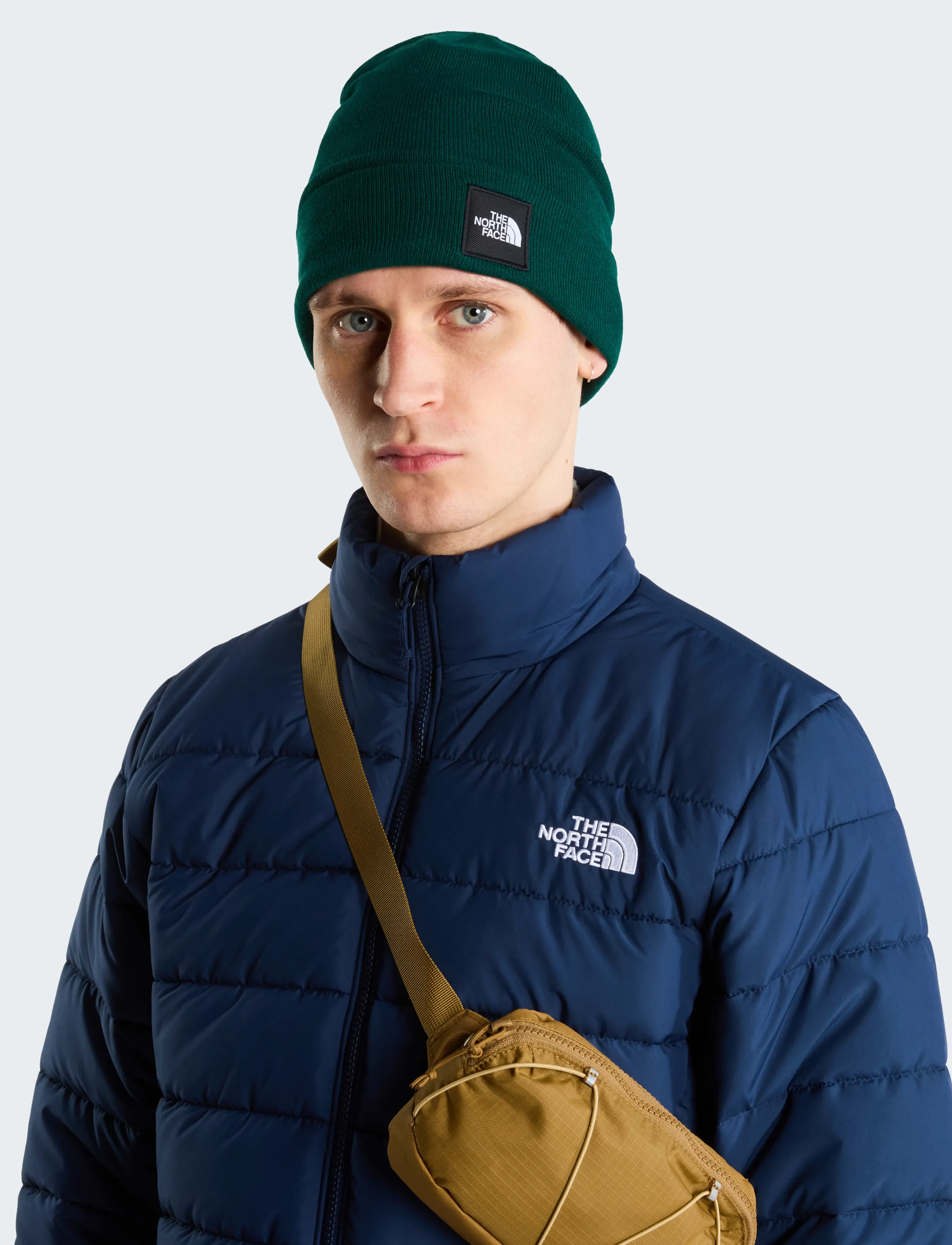 The North Face Dock Worker Recycled Beanie, Mænd, Hue, Grøn, Str: ONE SIZE