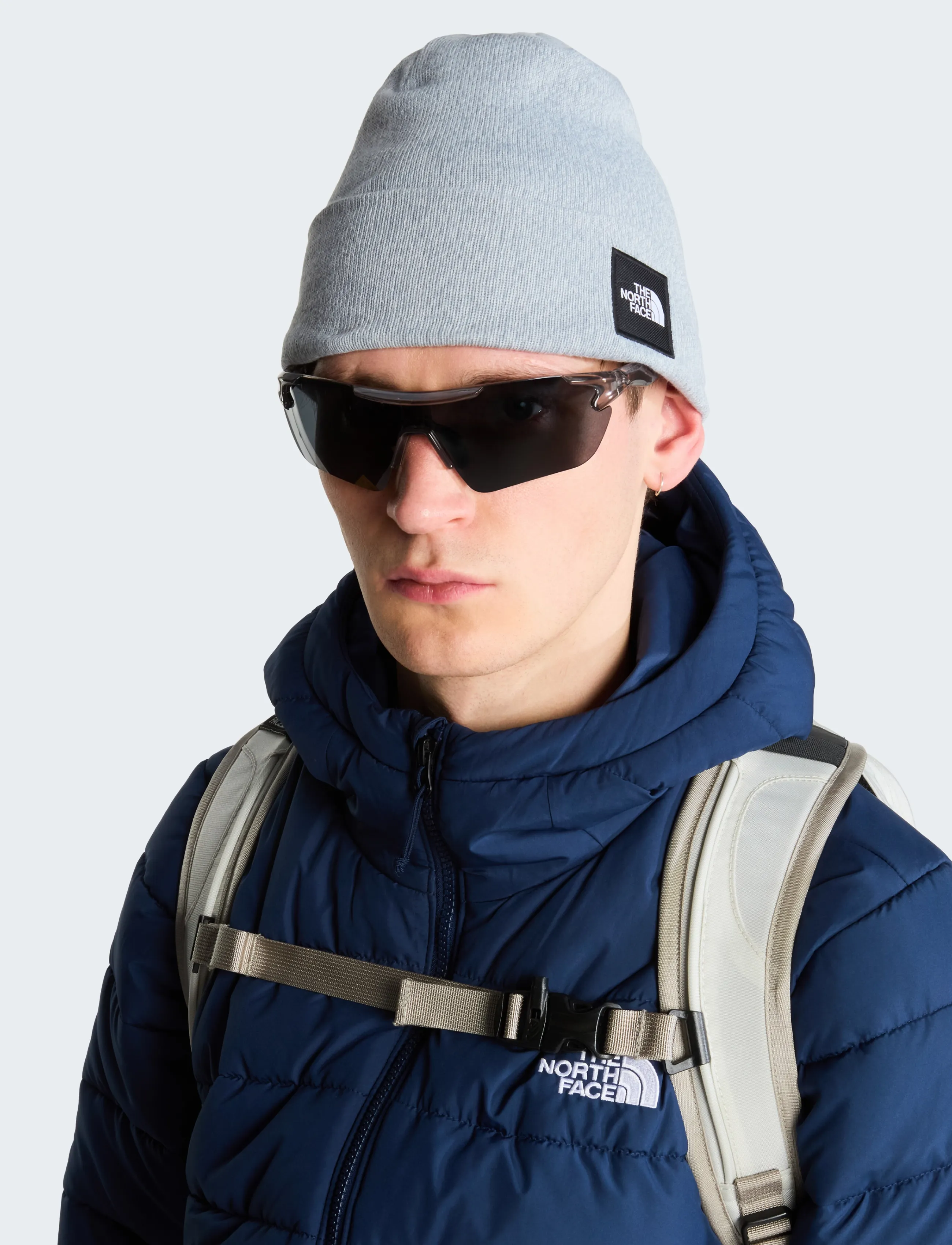 The North Face Dock Worker Recycled Beanie, Mænd, Hue, Grå, Str: ONE SIZE