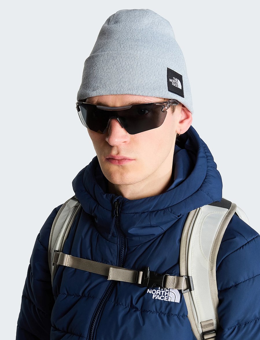 The North Face - DOCK WORKER RECYCLED BEANIE - shop by style - tnf pale grey heather - 0