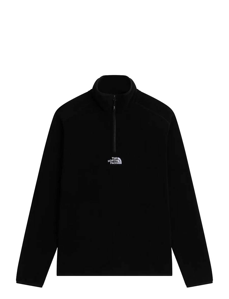 The North Face - M GLACIER 1/4 ZIP - EMBROIDERED LOGO - tnf black - 1