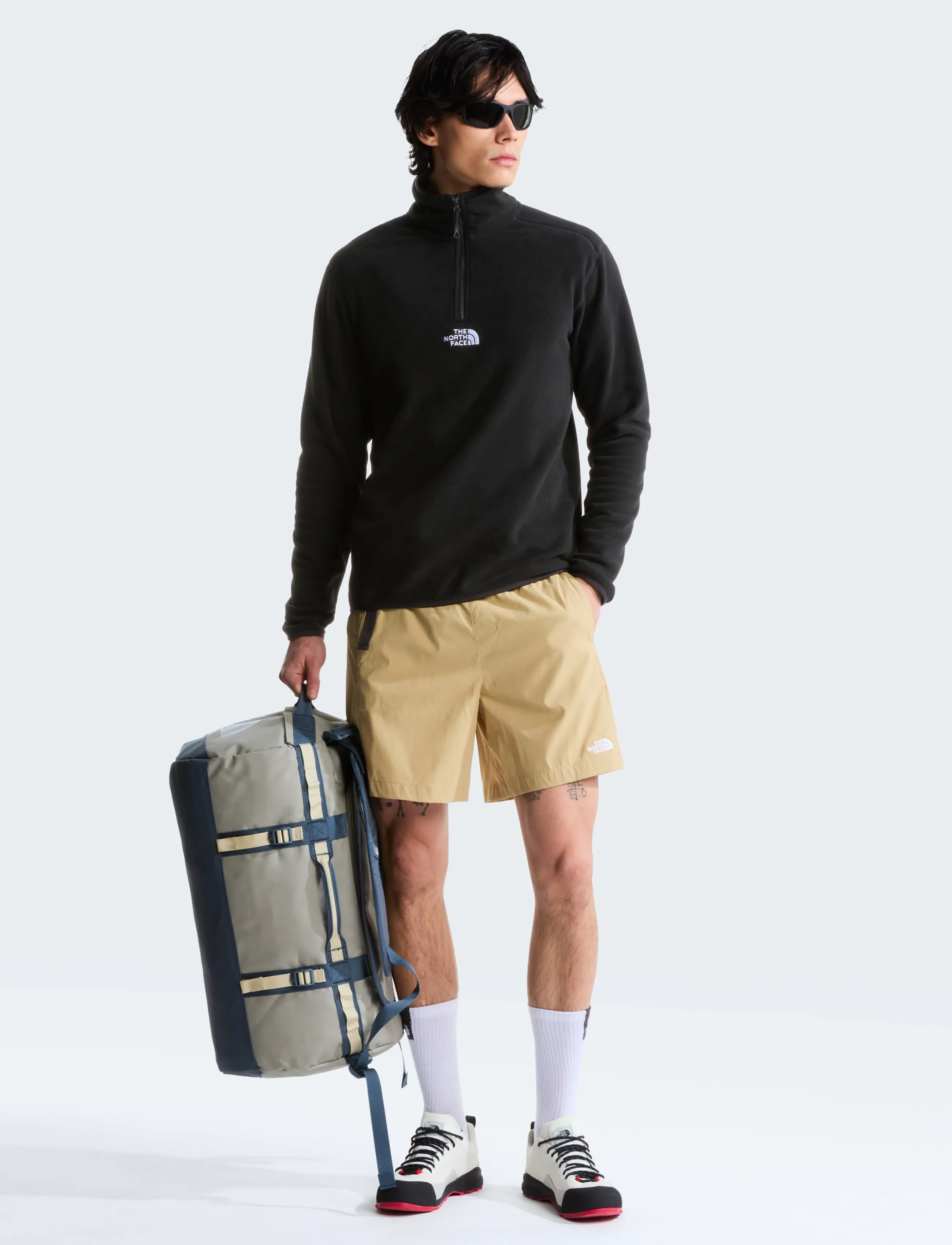 The North Face - M GLACIER 1/4 ZIP - EMBROIDERED LOGO - tnf black - 3