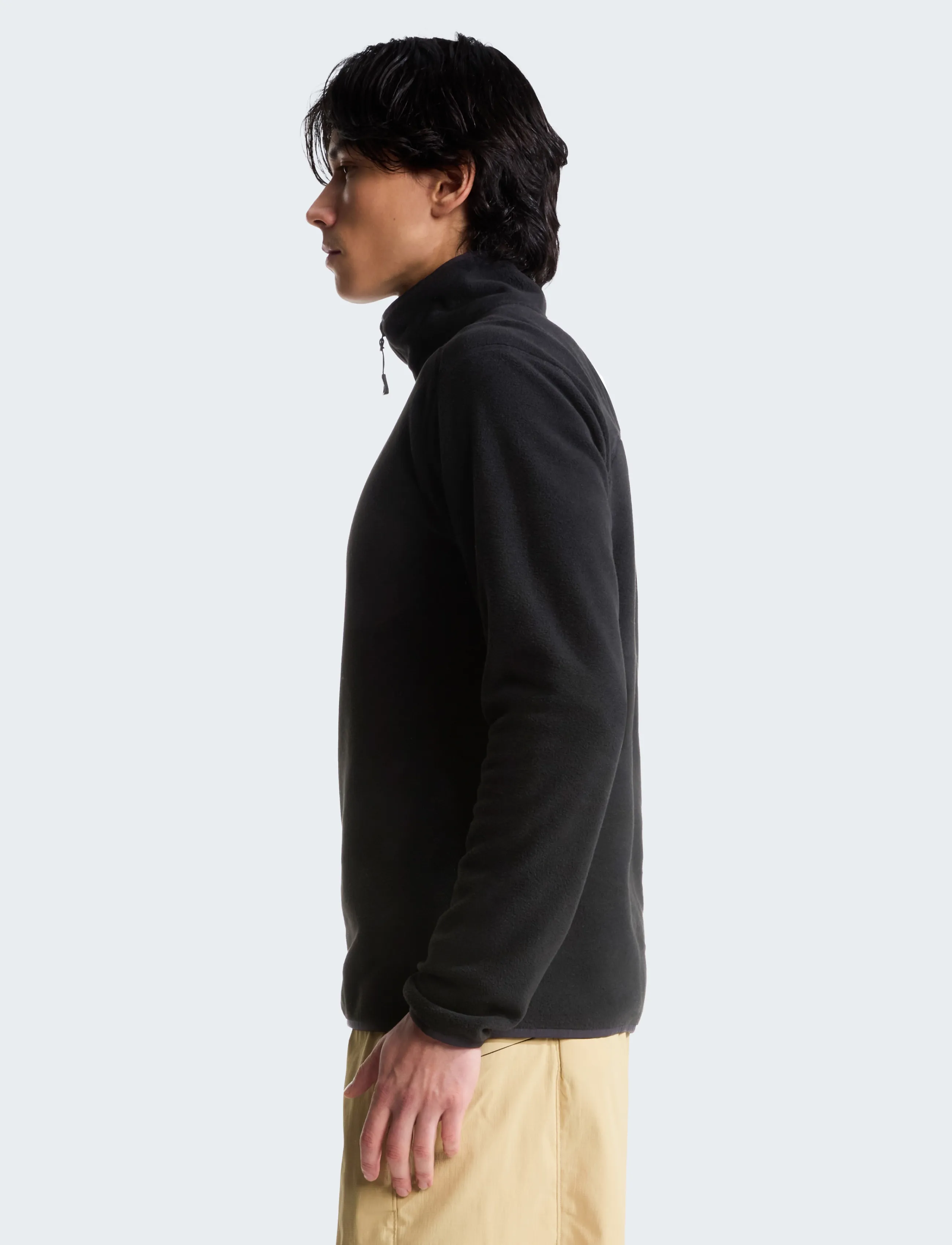 The North Face - M GLACIER 1/4 ZIP - EMBROIDERED LOGO - tnf black - 4