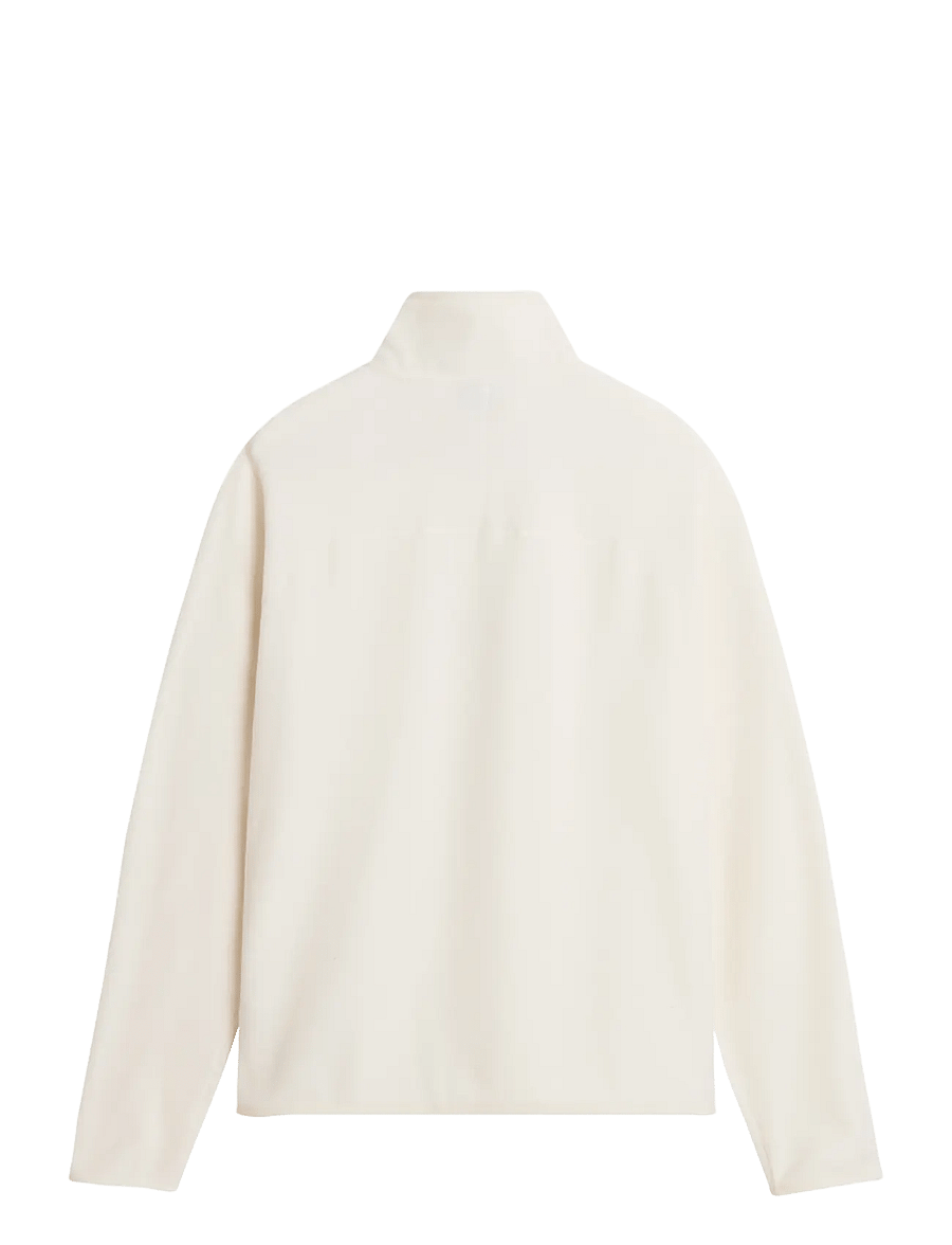 The North Face - M GLACIER 1/4 ZIP - EMBROIDERED LOGO - fleece & midlayer - white dune - 2