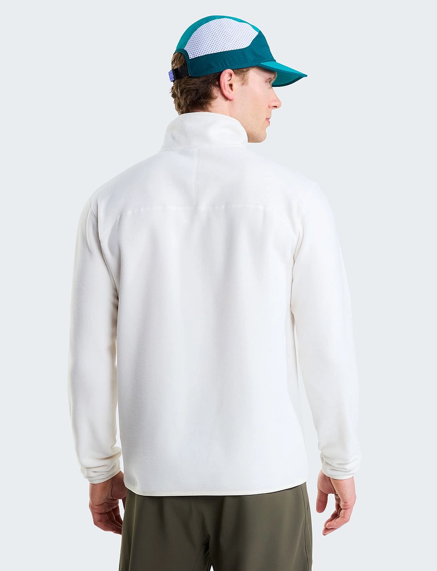The North Face - M GLACIER 1/4 ZIP - EMBROIDERED LOGO - fleece & midlayer - white dune - 5
