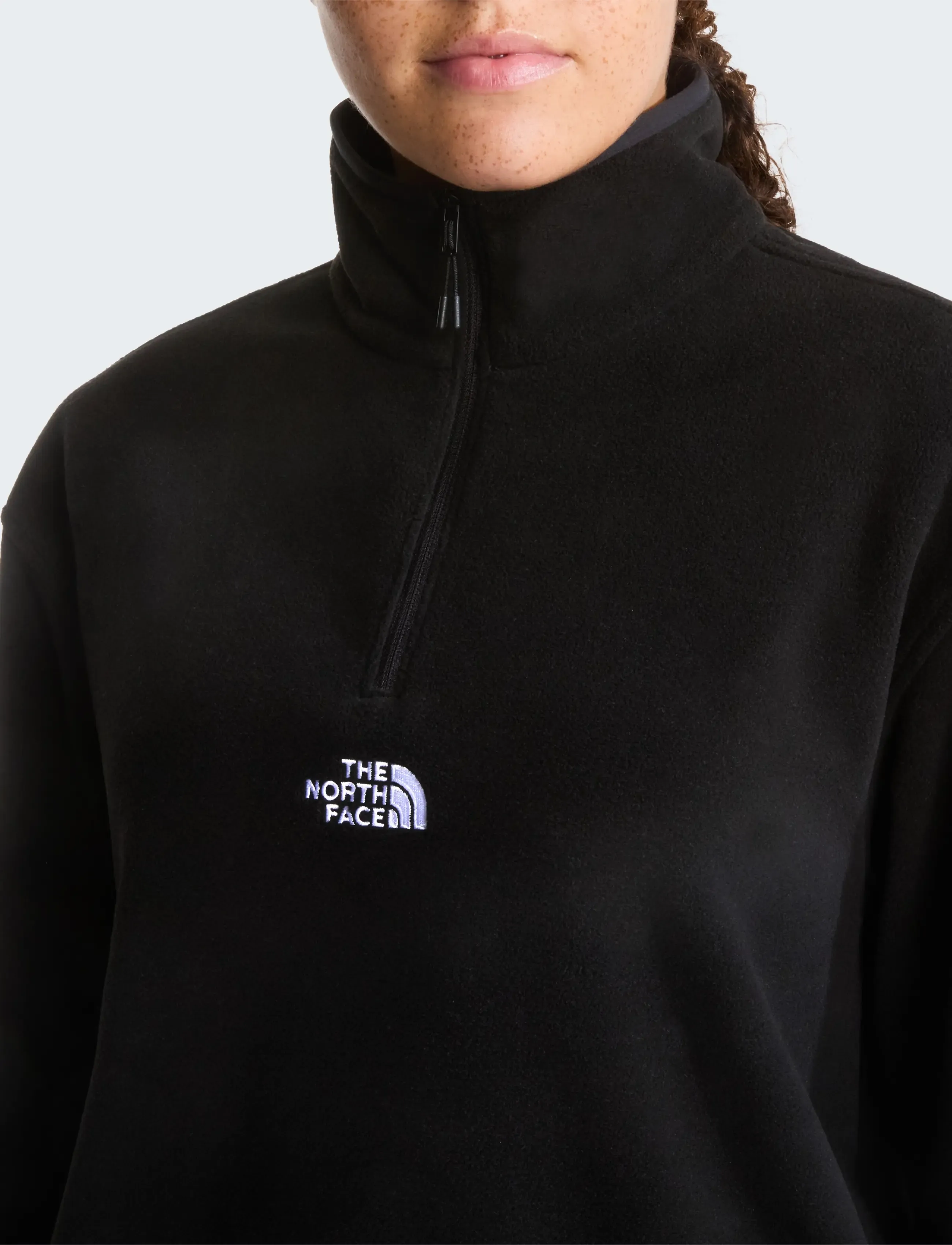THE NORTH FACE W Novelty Logo Glacier 1/4 Zip fleecetröja dam – bild 5