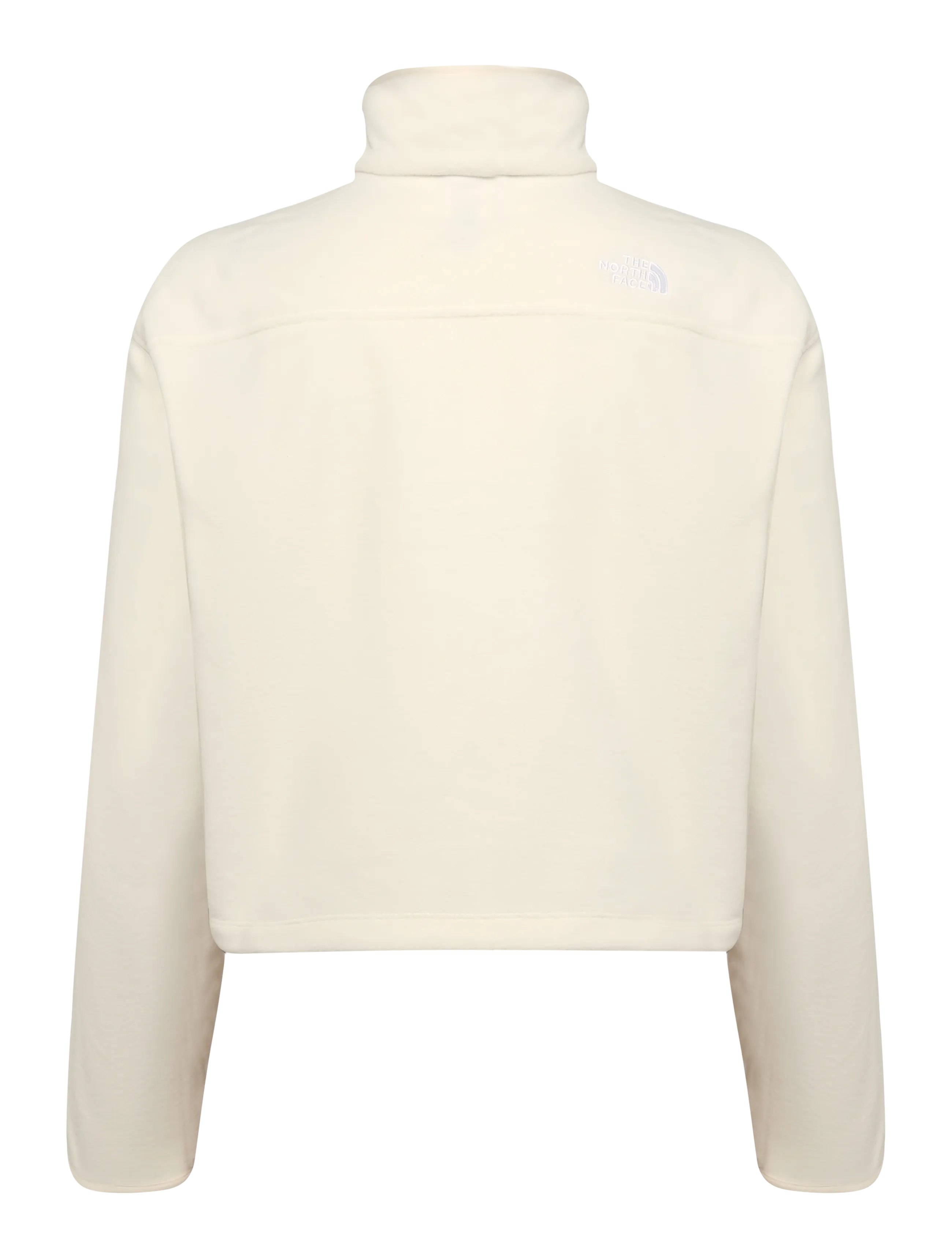 The North Face - W NOVELTY LOGO GLACIER 1/4 ZIP - kampsunid ja vahekihid - white dune - 2