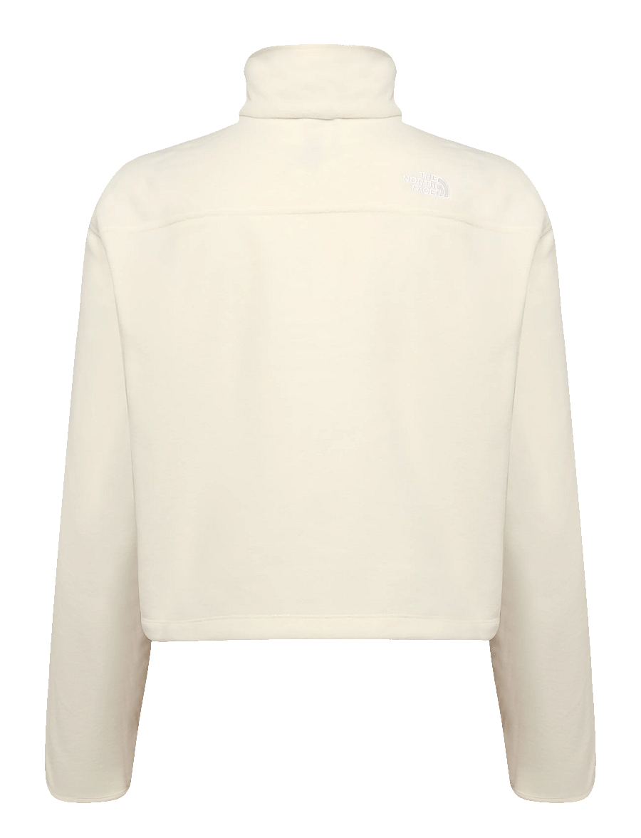 The North Face - W NOVELTY LOGO GLACIER 1/4 ZIP - kampsunid ja vahekihid - white dune - 2