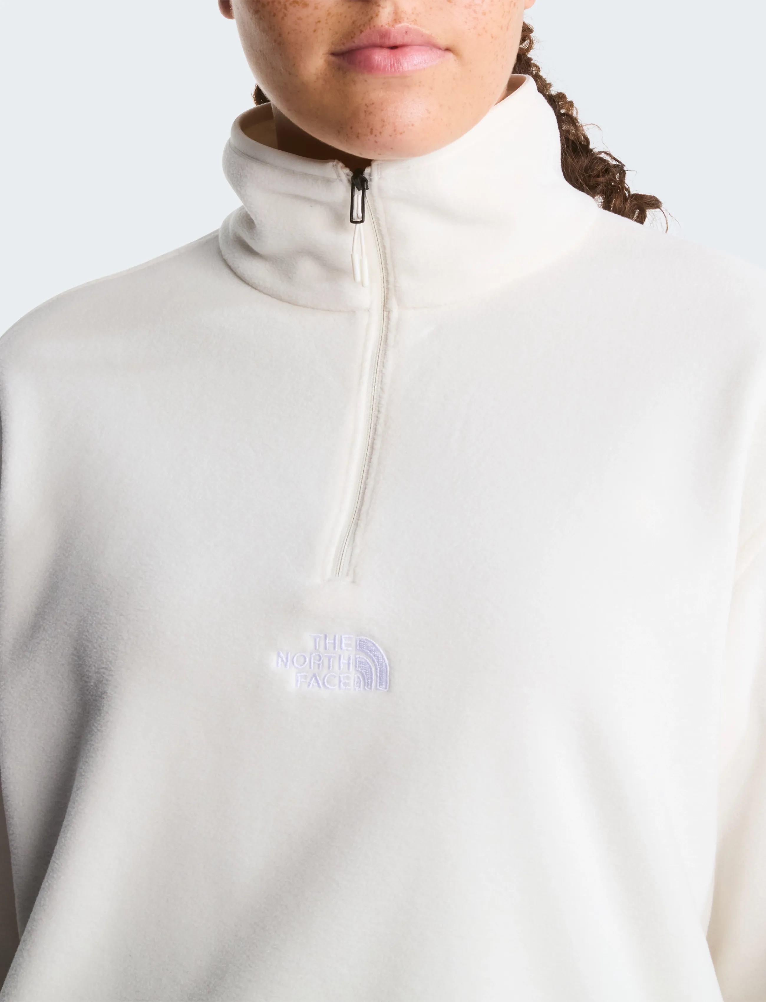 THE NORTH FACE W Novelty Logo Glacier 1/4 Zip fleecetröja dam – bild 5