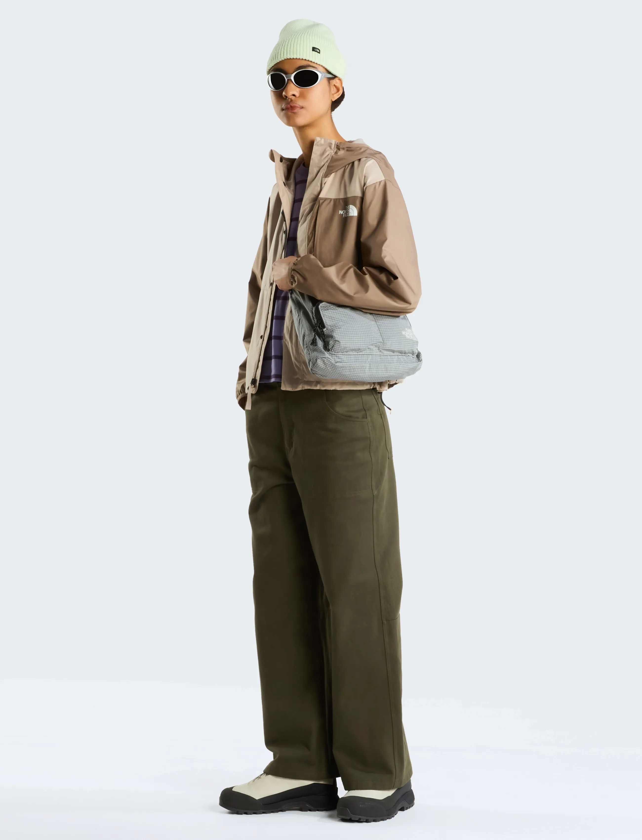 The North Face - W NUKETO WIND JACKET - anoraks - timeless taupe/garnet - 3