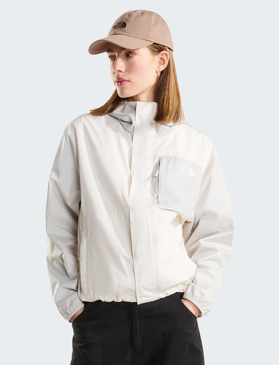The North Face - W NUKETO WIND JACKET - anoraks - white dune/cumulus clou - 0