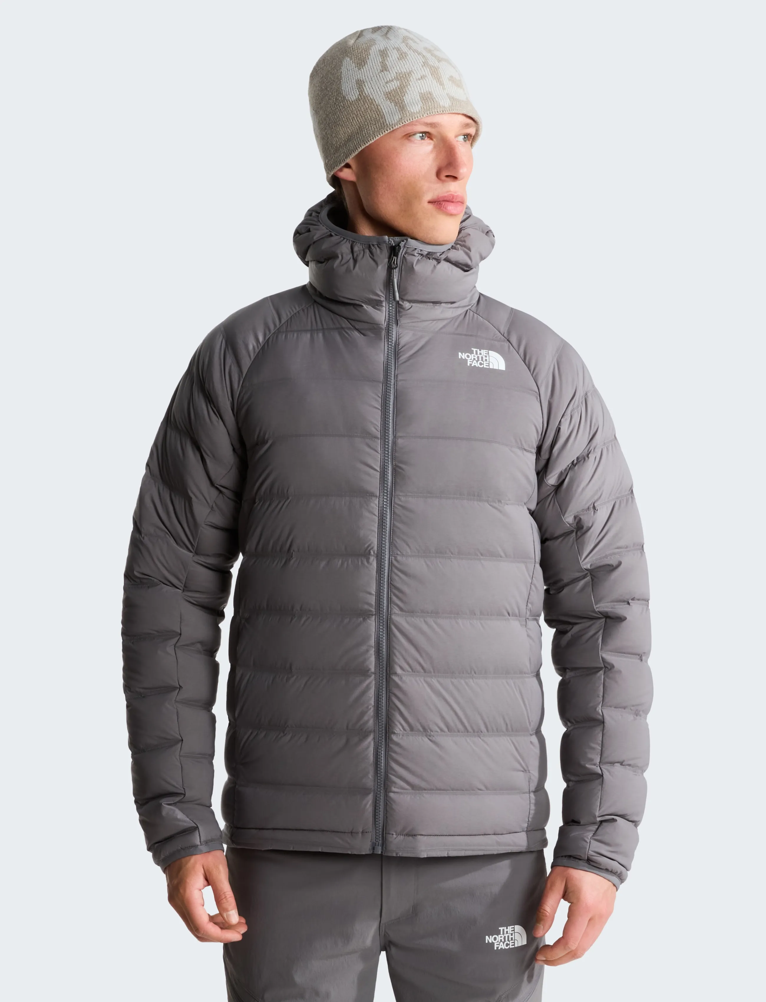 The North Face M ABSEIL STRETCH DOWN HOODIE - Shoppa efter stil - SMOKED PEARL / grey