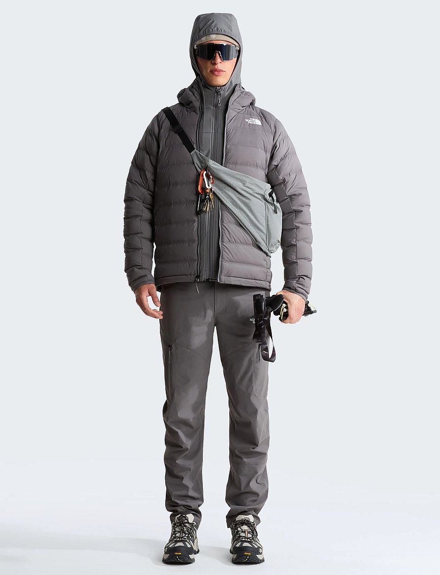 The North Face - M ABSEIL STRETCH DOWN HOODIE - friluftsjackor - smoked pearl - 3