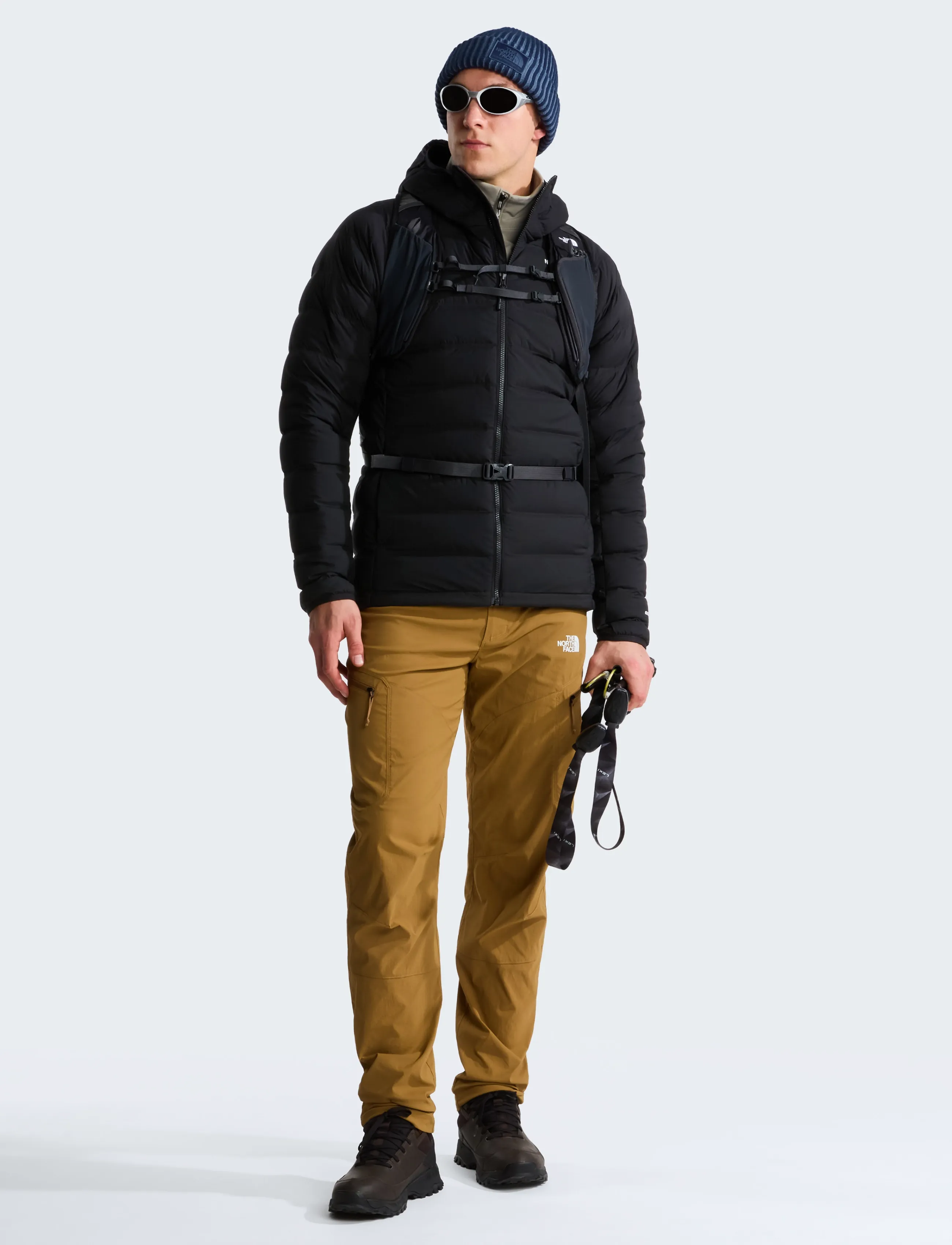 The North Face - M ABSEIL STRETCH DOWN HOODIE - sulejoped ja voodriga joped - tnf black - 3