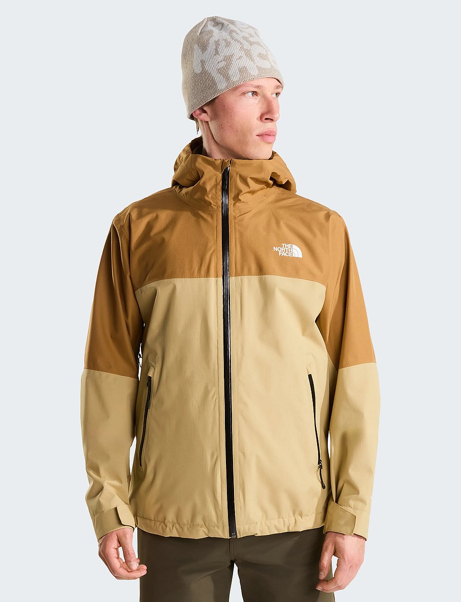 The North Face - M DRYVENT ZIP-IN JACKET - raincoats - khaki stone/utility brown - 0