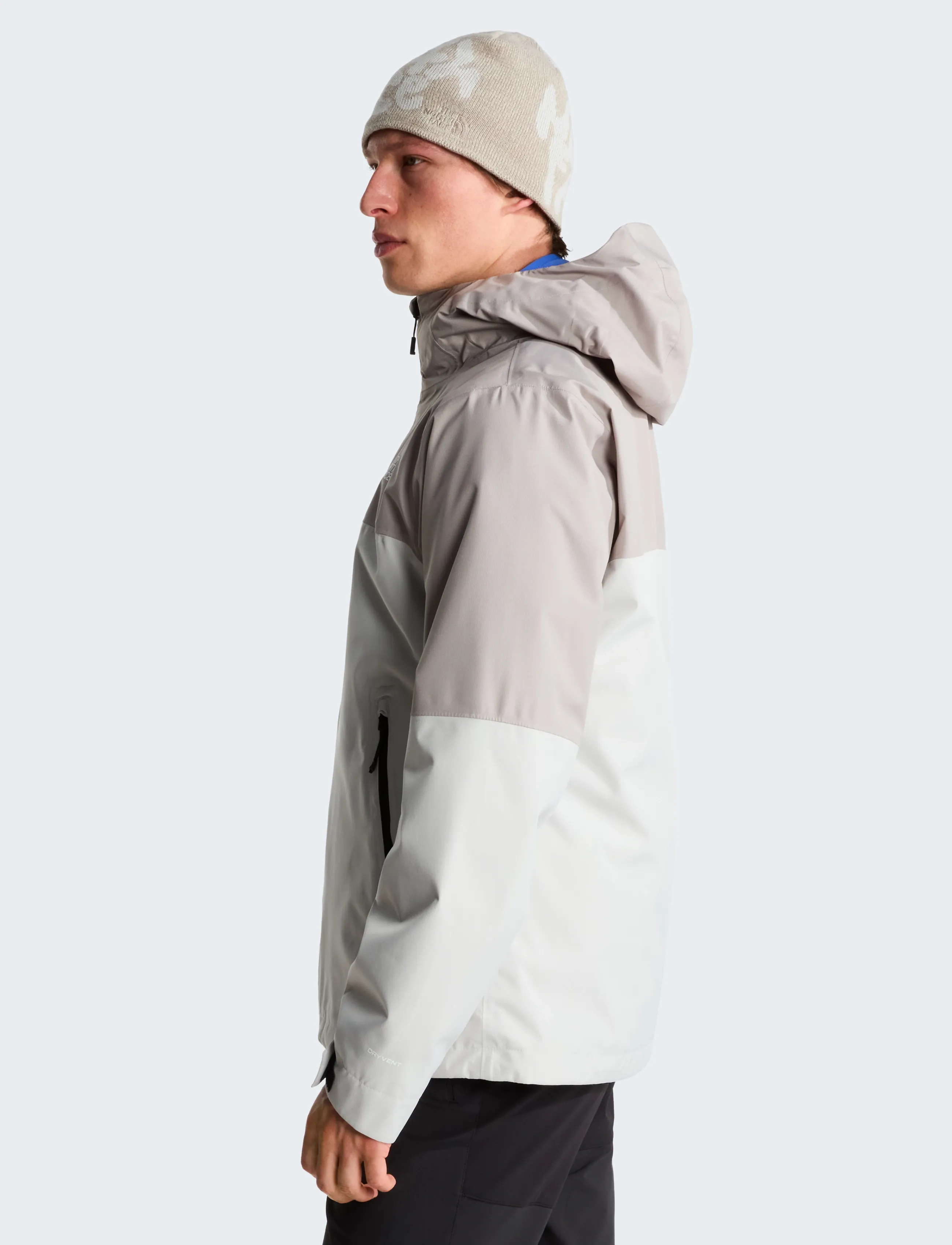 The North Face - M DRYVENT ZIP-IN JACKET - outdoor jacken - cumulus cloud/stone sla - 4