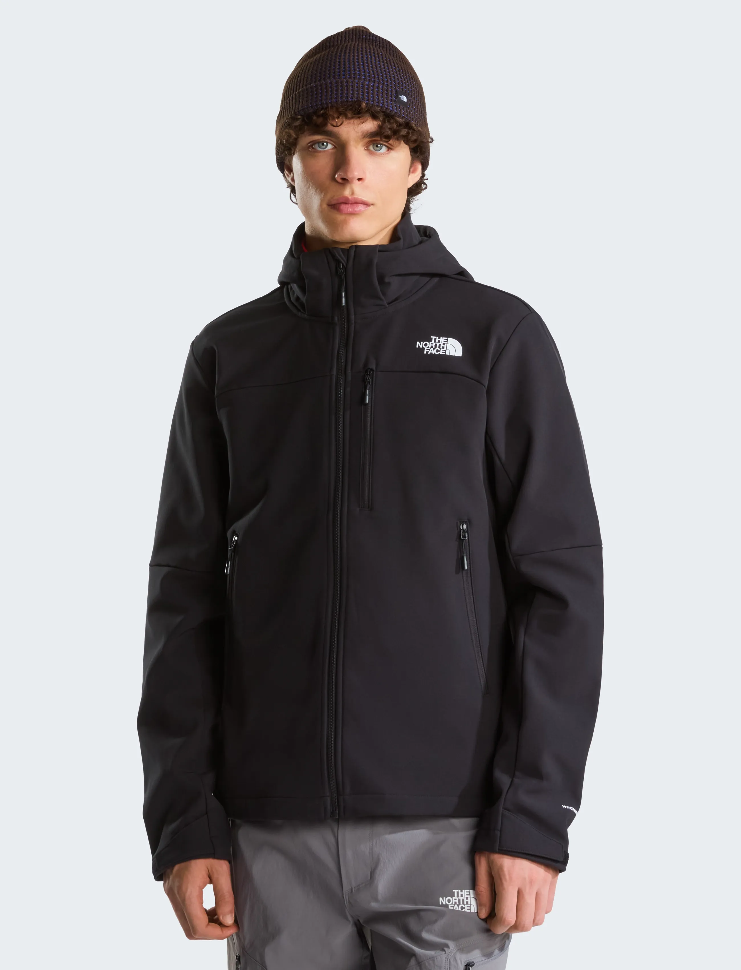 The North Face - M DIABLO SOFTSHELL DETACHABLE HOOD - outdoor jacken - tnf black - 0