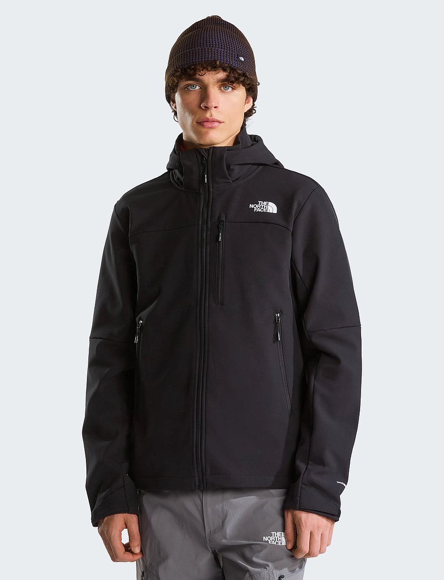 The North Face - M DIABLO SOFTSHELL DETACHABLE HOOD - outdoor jacken - tnf black - 0