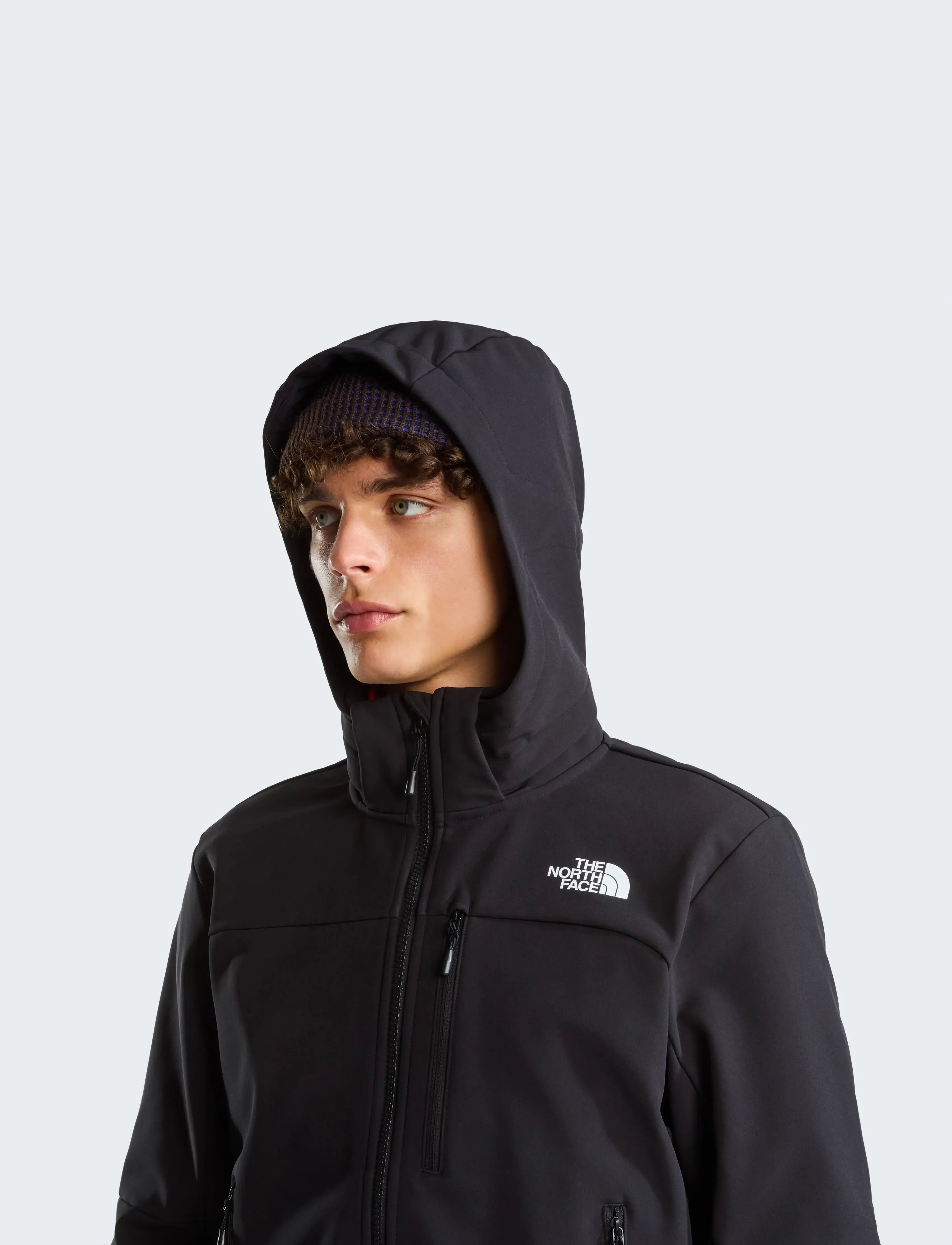 The North Face M DIABLO SOFTSHELL DETACHABLE HOOD - Clothing - TNF BLACK / black