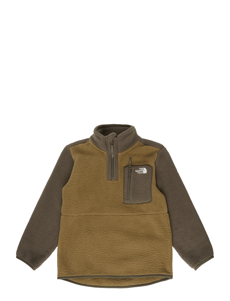 The North Face - TEEN YUMIORI 1/4 ZIP JACKET - paksud joped - caraway seed/new taupe - 1