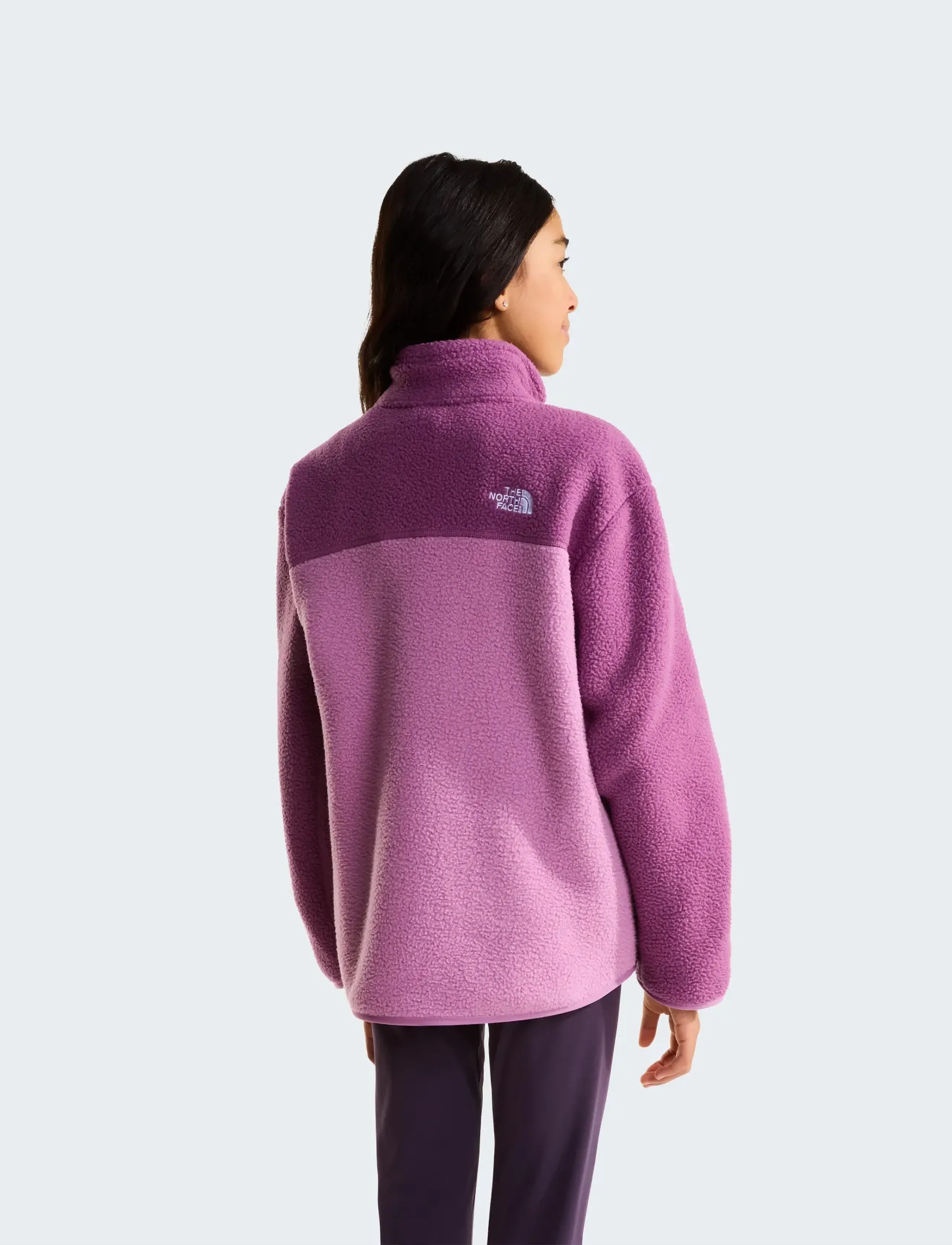 The North Face - TEEN YUMIORI 1/4 ZIP JACKET - hushed lavender/chroma - 5