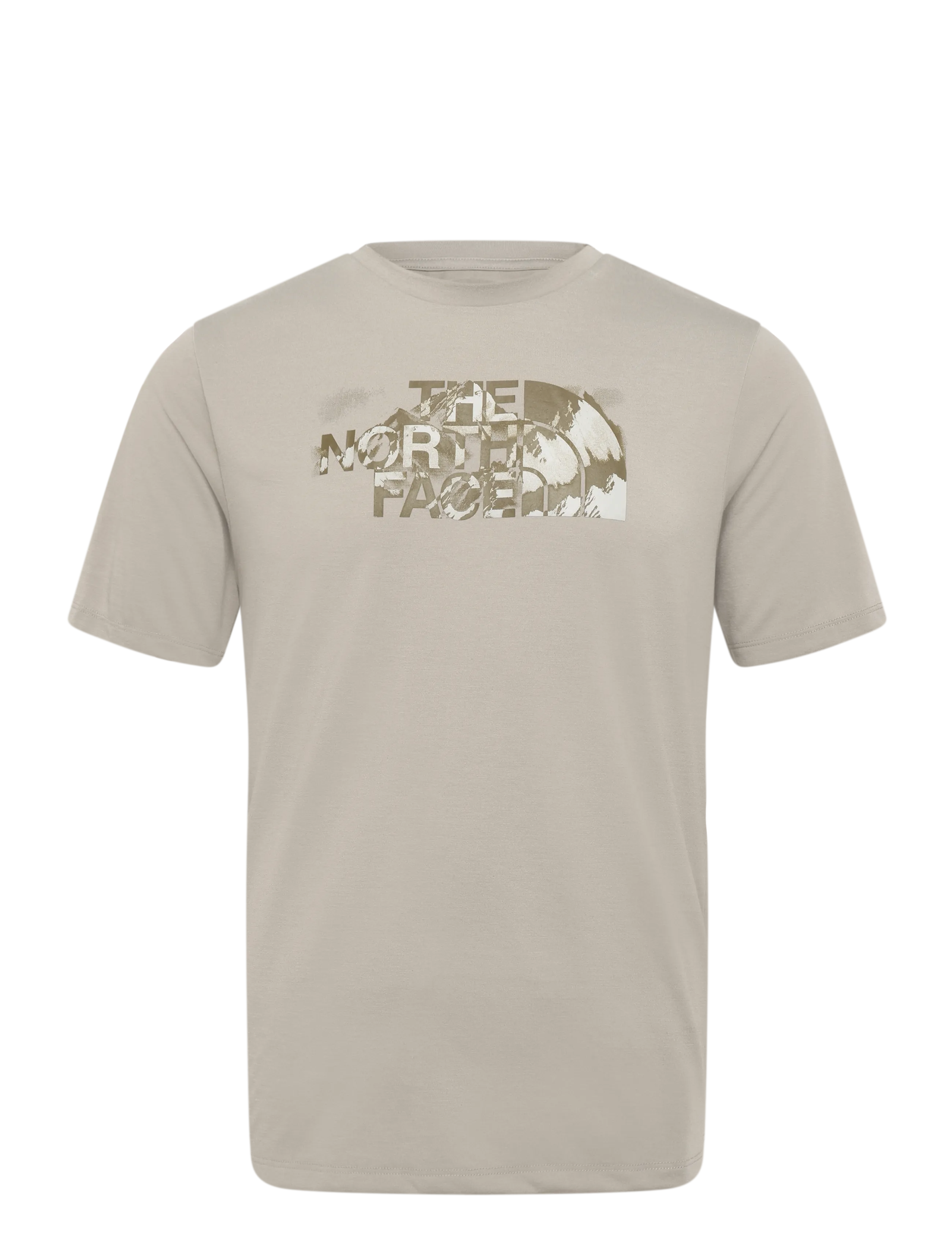 The North Face M FOUNDATION SHORT SLEEVES T-SHIRT-GRAPH - Outdoor - STONE SLAB / beige
