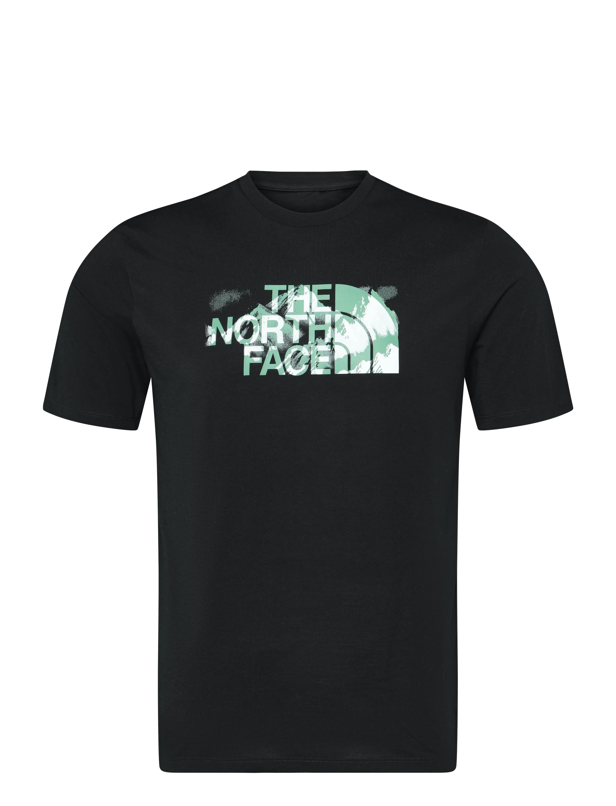 The North Face - M FOUNDATION SHORT SLEEVES T-SHIRT-GRAPH - t-shirts - tnf black - 1