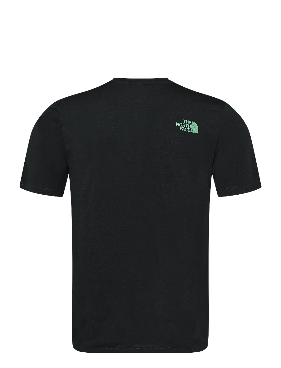 The North Face - M FOUNDATION SHORT SLEEVES T-SHIRT-GRAPH - t-shirts - tnf black - 2