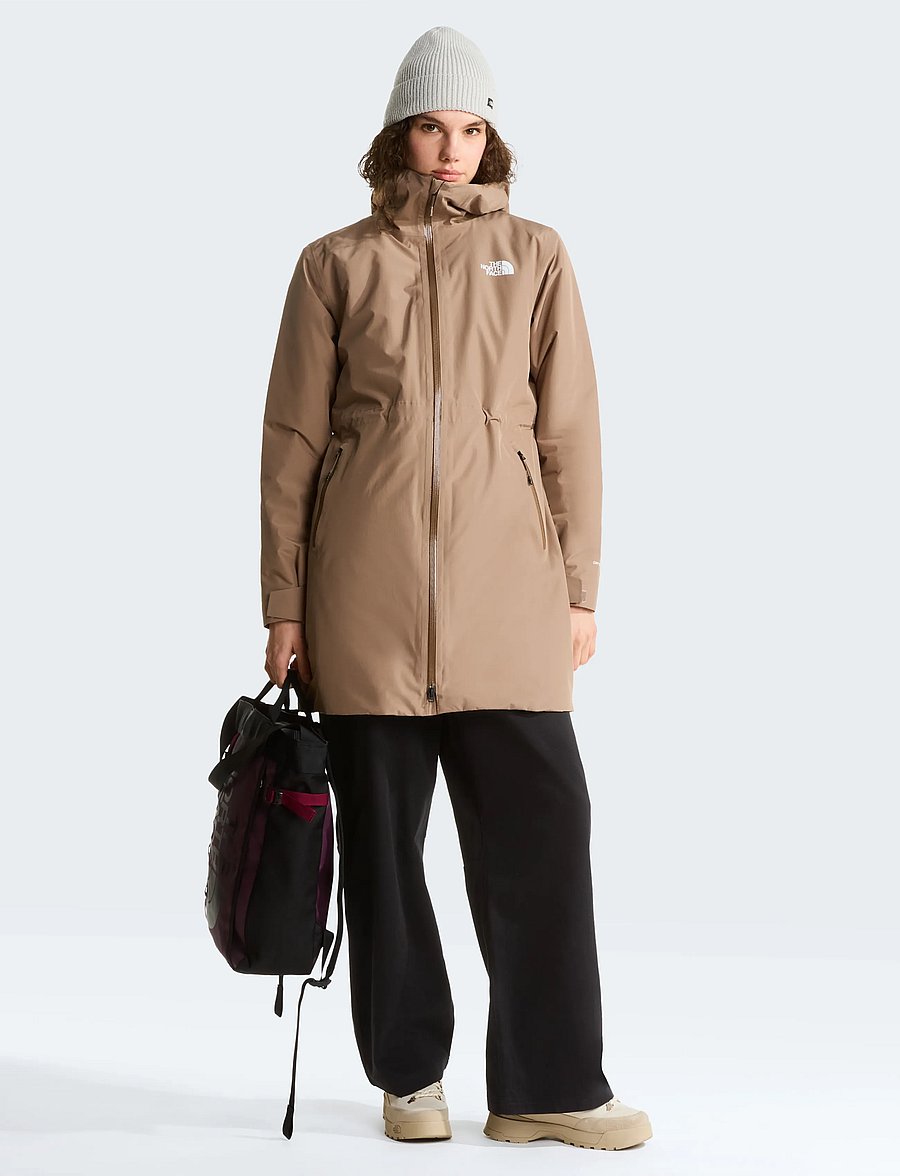 The North Face - W HIKESTELLER INSULATED PARKA - vinterjakker - garnet - 3