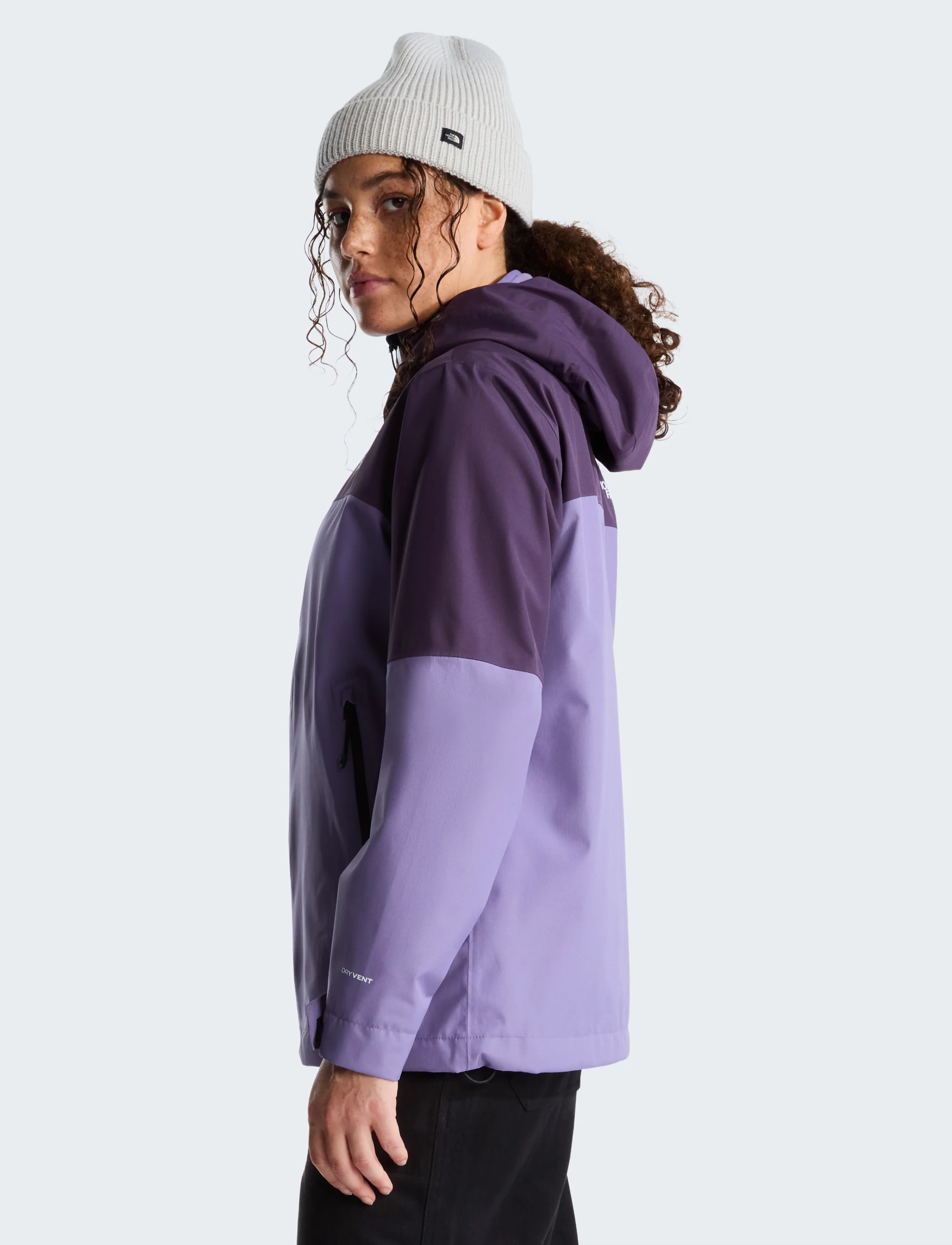 The North Face - W DRYVENT ZIP-IN JACKET - outdoor jacken - grounded plum/endless d - 4