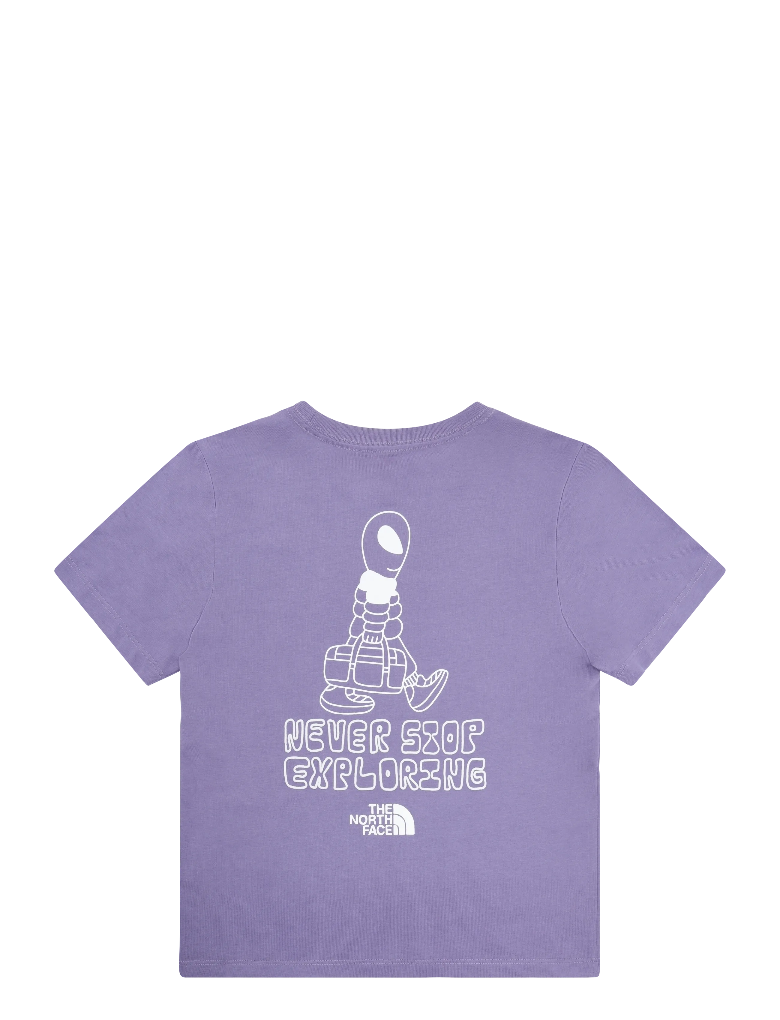 The North Face - TEEN ALIEN RELAXED SS TEE - GRAPHIC - kurzärmelig - grounded plum - 2