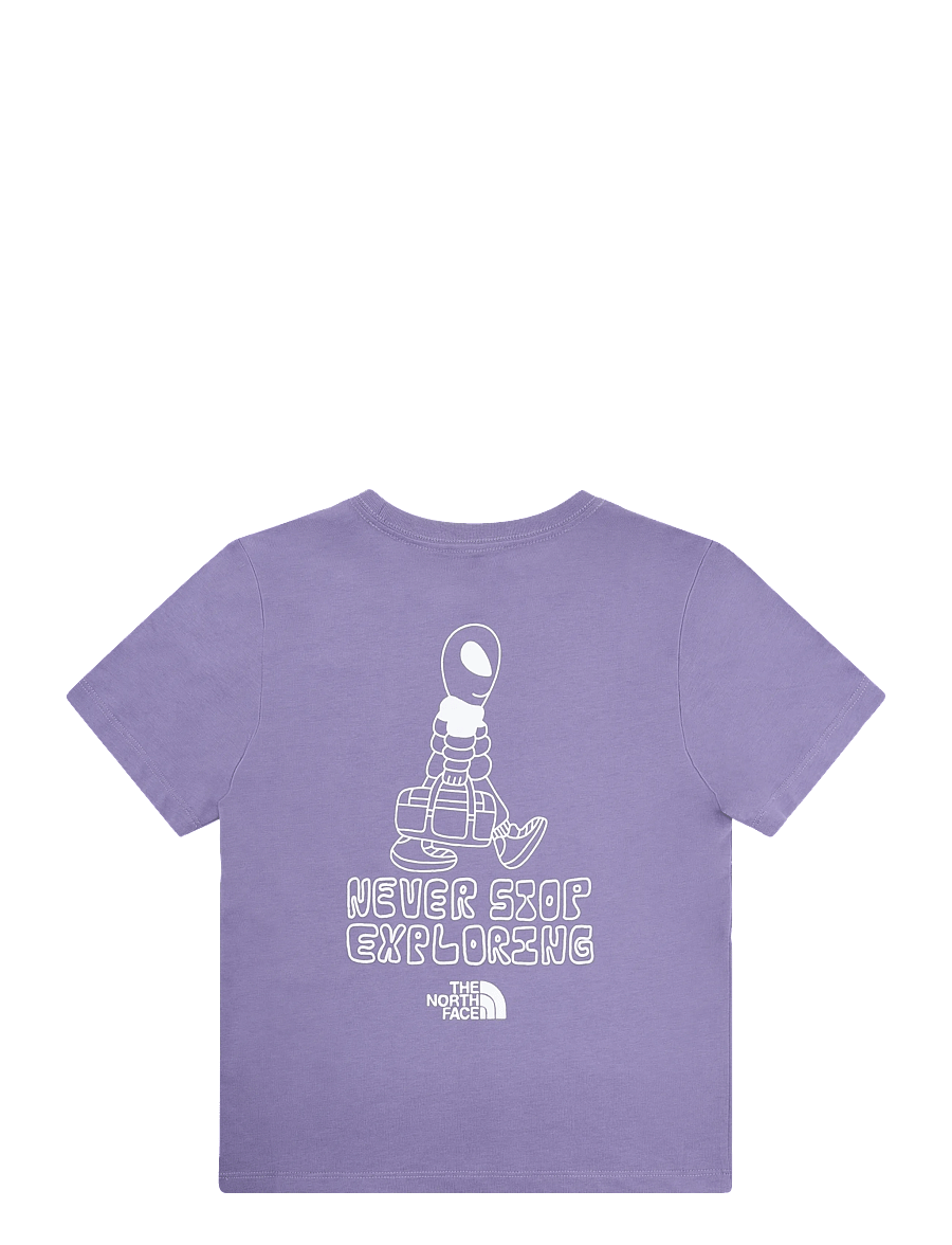 The North Face - TEEN ALIEN RELAXED SS TEE - GRAPHIC - kurzärmelig - grounded plum - 2